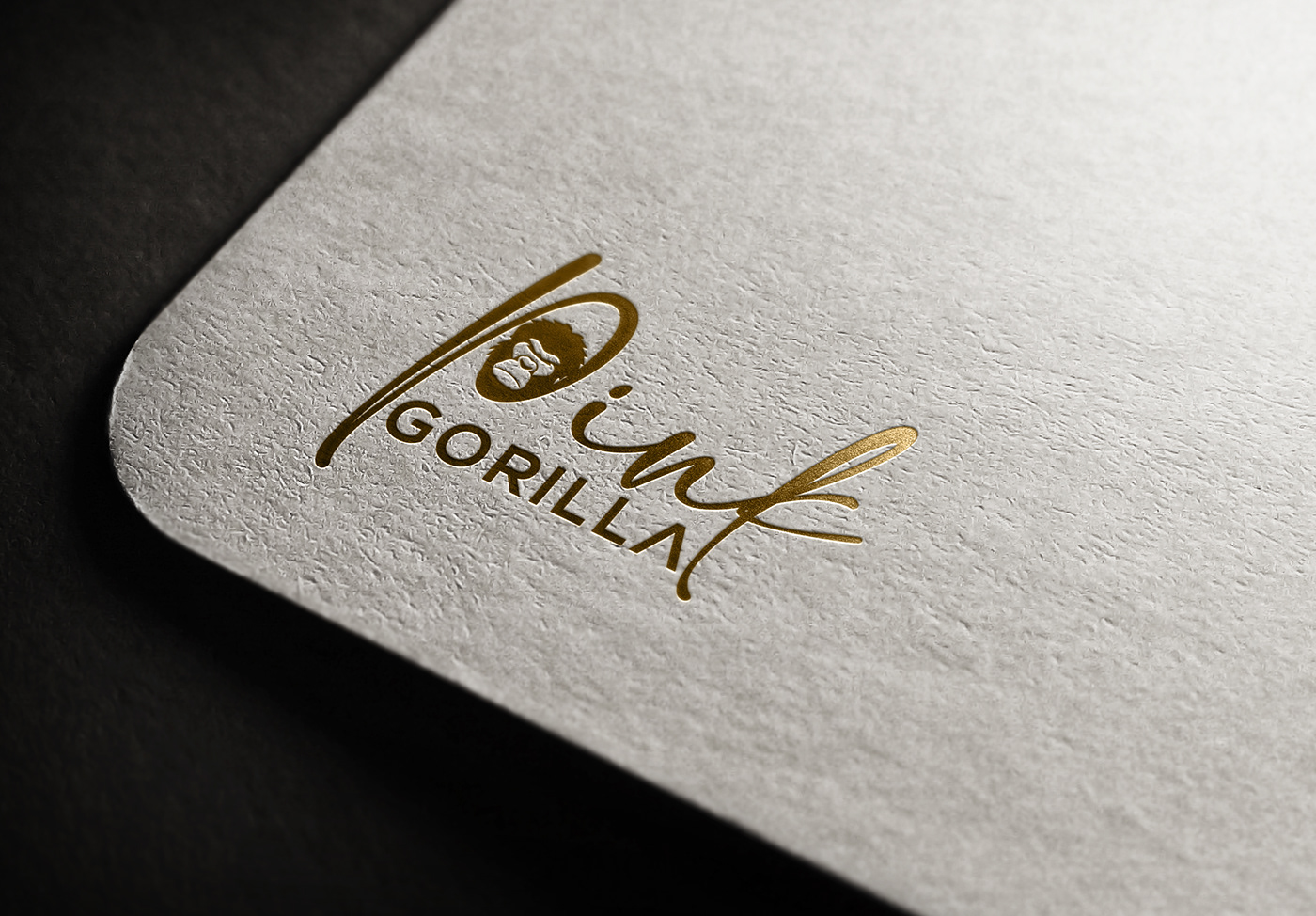 logos Logotype design logo branding  Logo Design Graphic Designer Brand Design identity Pink Gorilla logo