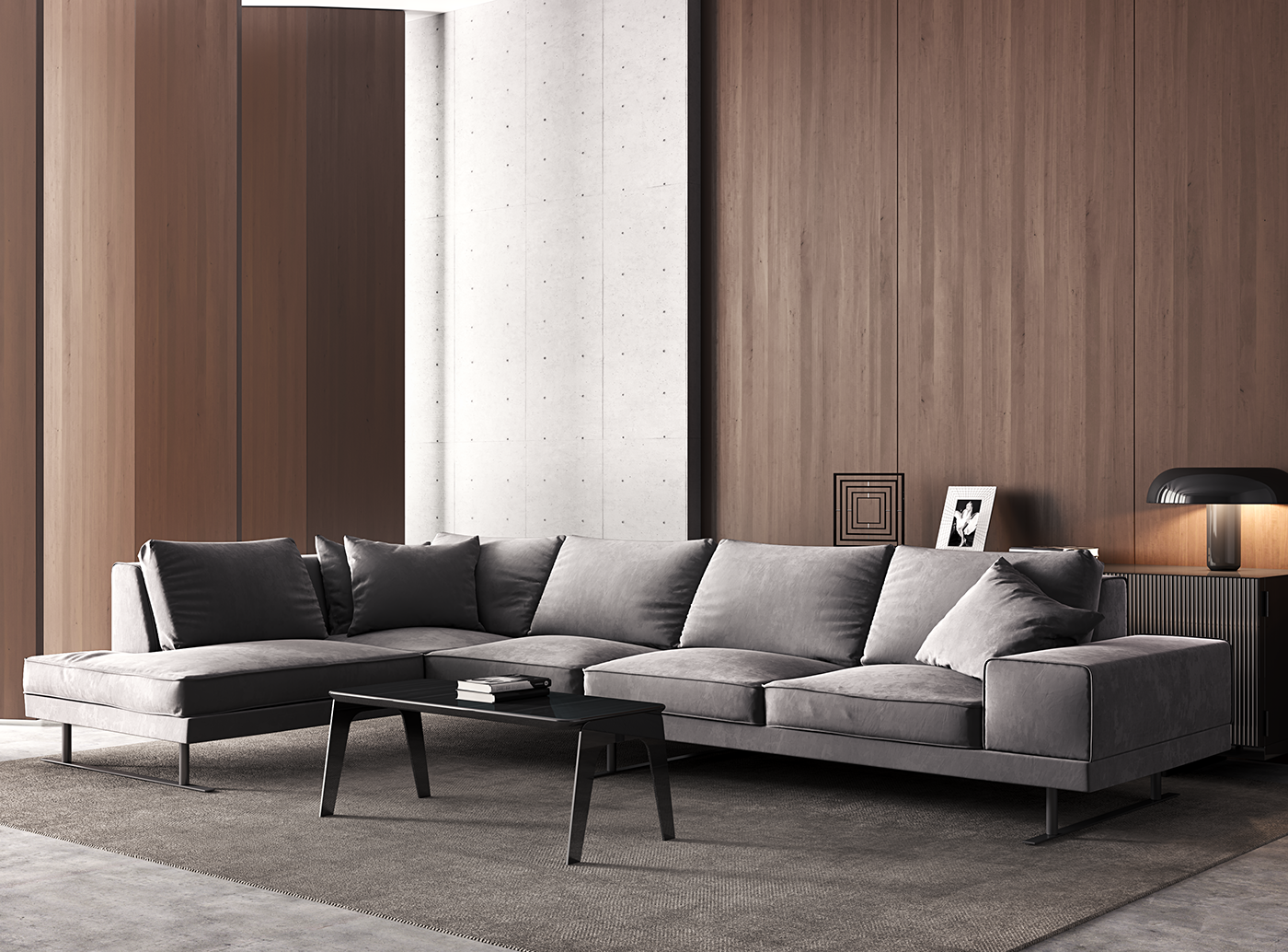 coronarenderer 3dsmax Interior sofa design visualization Vizualization CG Render
