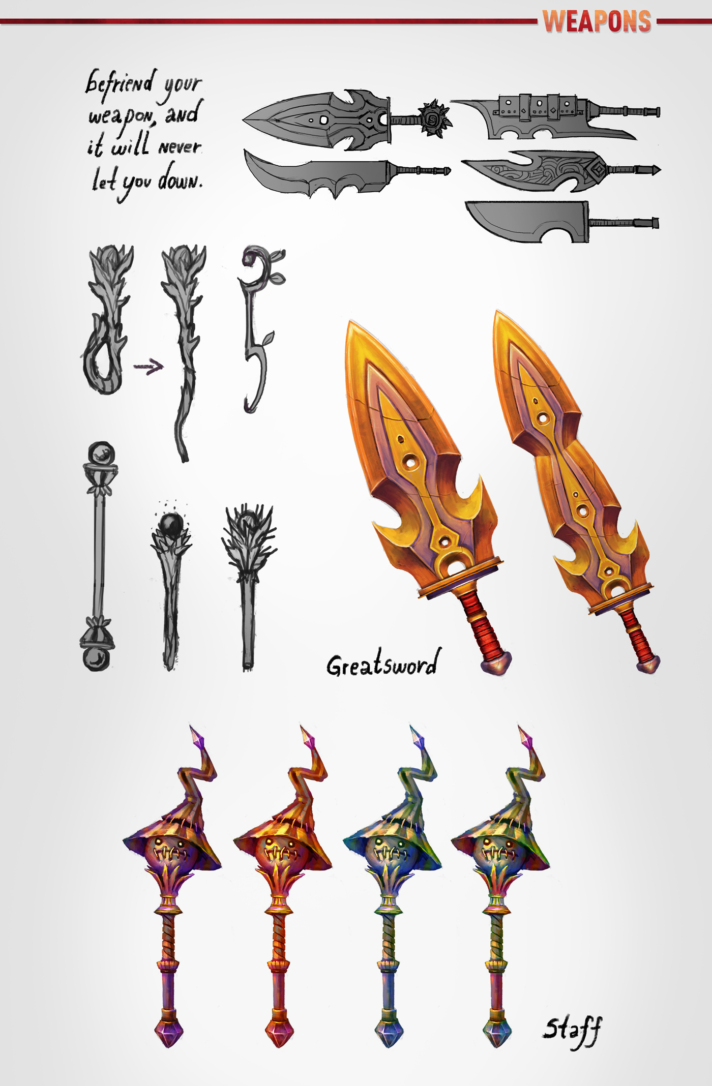 Game Art concept art Character environment fantasy Visual Development weapons rpg Magic  