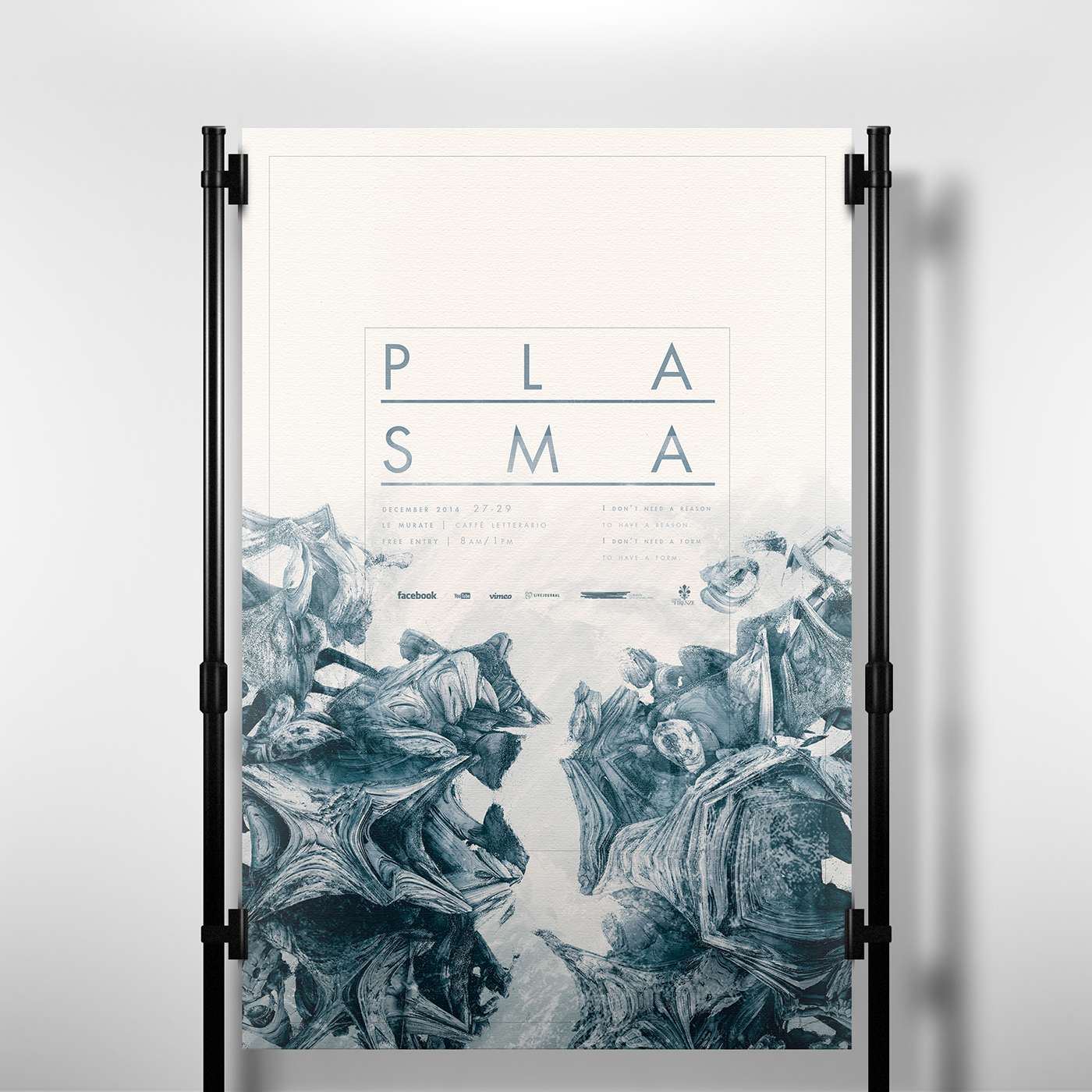 abstract Form geometry plasma forma gratis free poster type color grunge ux UI graphic shape