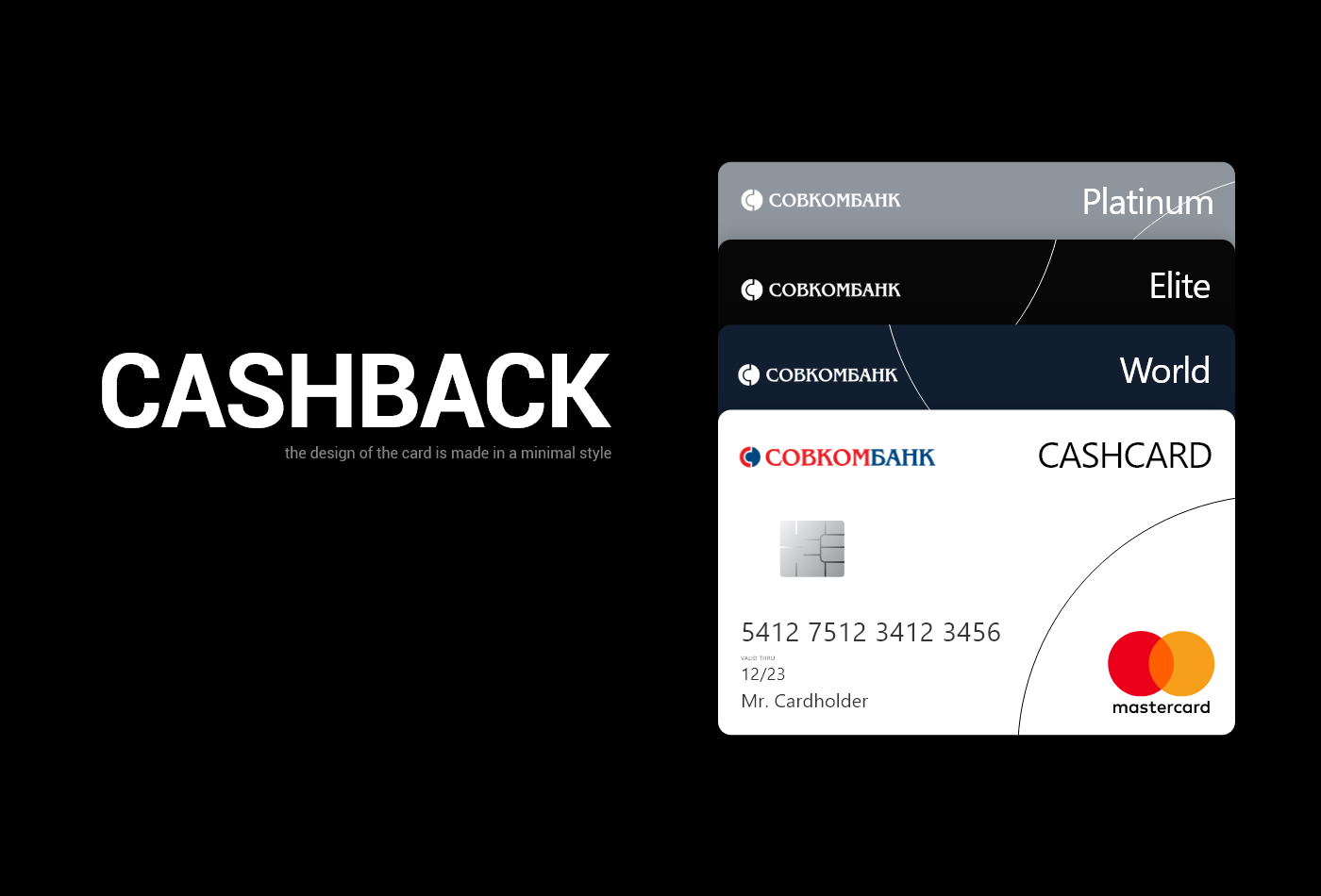Bank Web design promo landing cash money card minimal premium