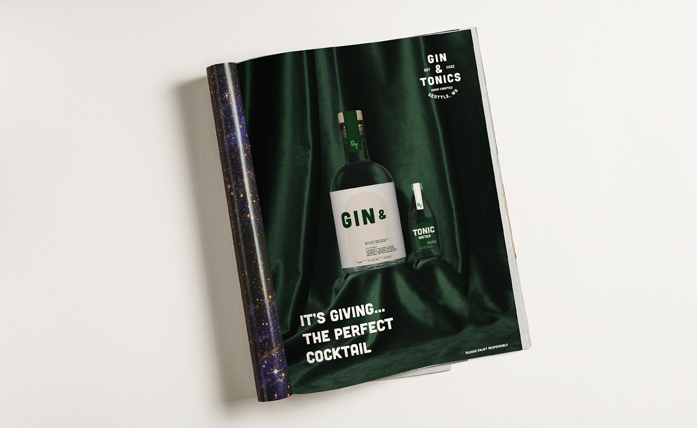 alcohol Brand Design brand identity gin Logo Design marketing   Packaging print design  tonic water typography  