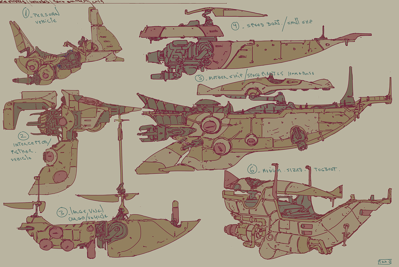 concept conceptart ships Space  pirates