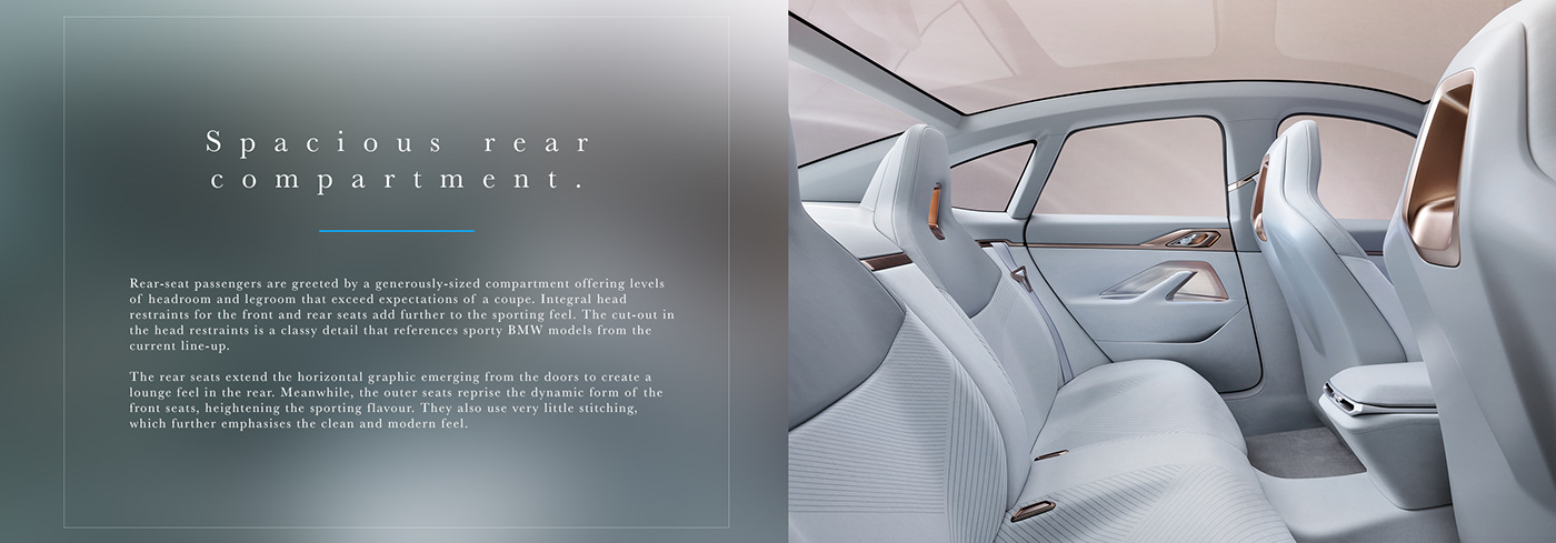 BMW car design car Interior design concept i4