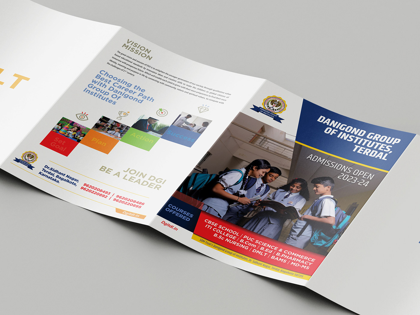 Advertising  Brand Design brochure design educational flyer identity marketing   profile school visual identity