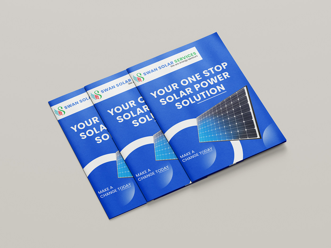 brochure graphic design  visual identity brand flyer solar Solar energy brochure design Premium Design print
