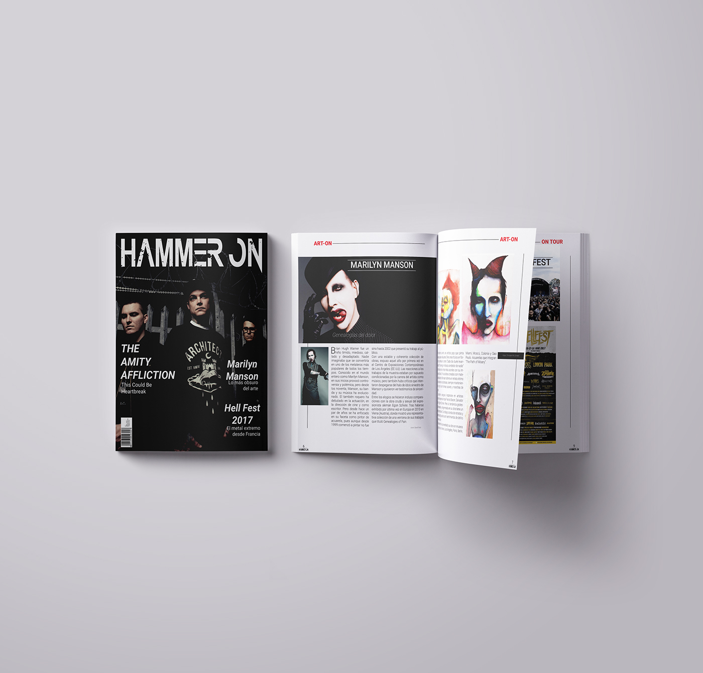 editorial design  music post hardcore design magazine