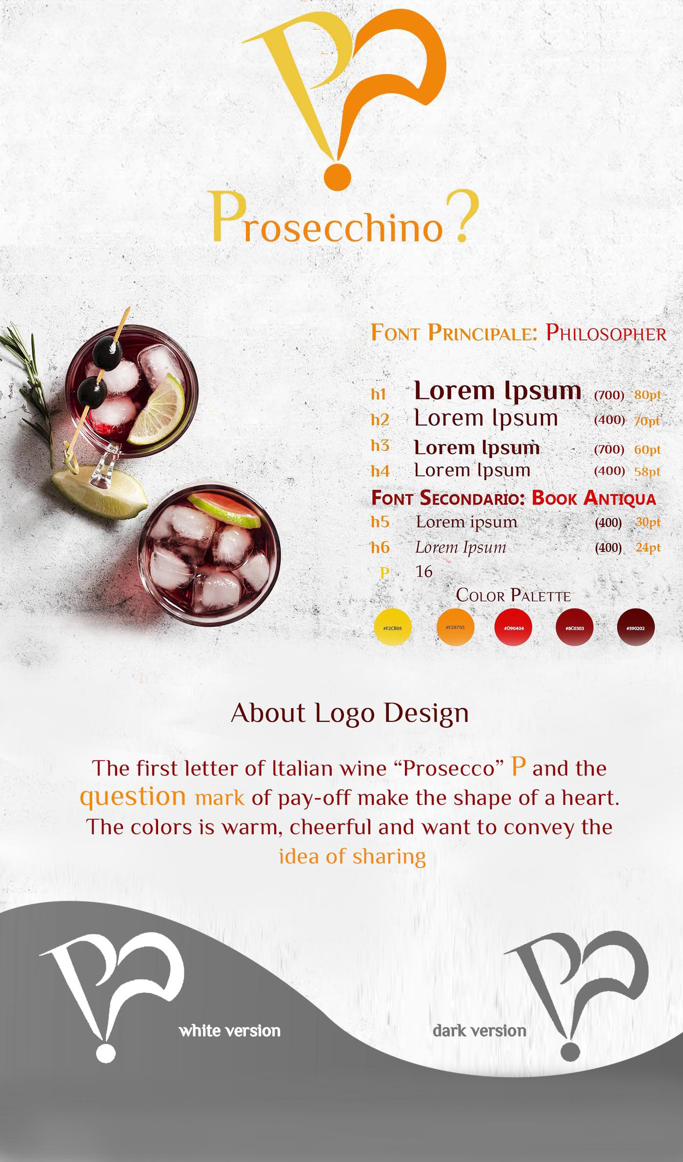 Aperitif cart dinner font Food  logodesign pattern wine