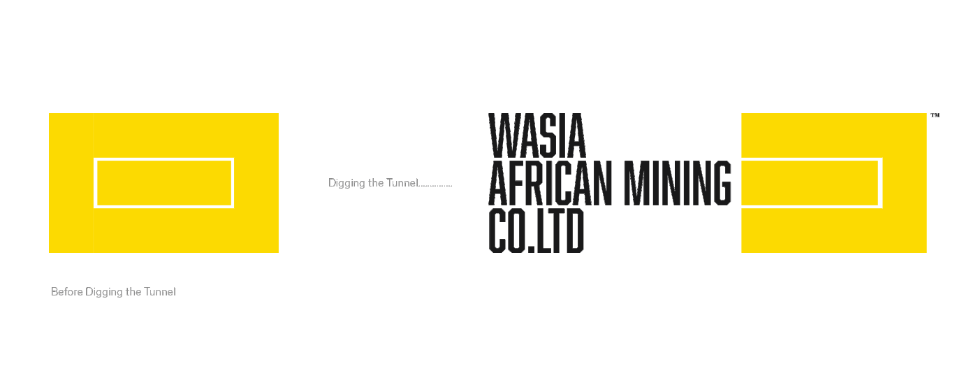 Mining . yellow . rebranding . branding . Tunnel . Ksa . African . Layout .