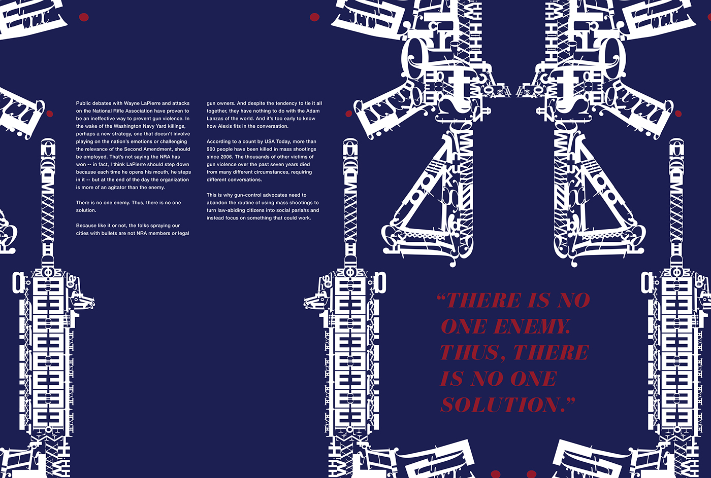 typography   wrap magazine Firearms guns gun control