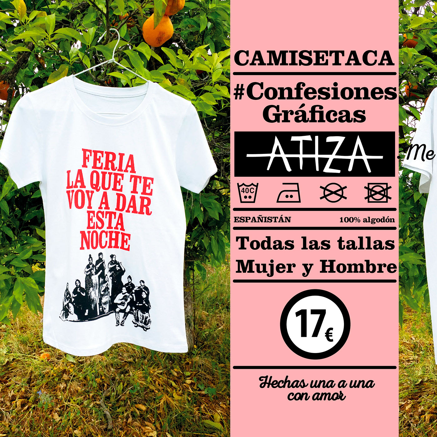 camiseta atiza atiza.me tshirt t-shirt feria sevilla españa seville spain andalucia Flamenco
