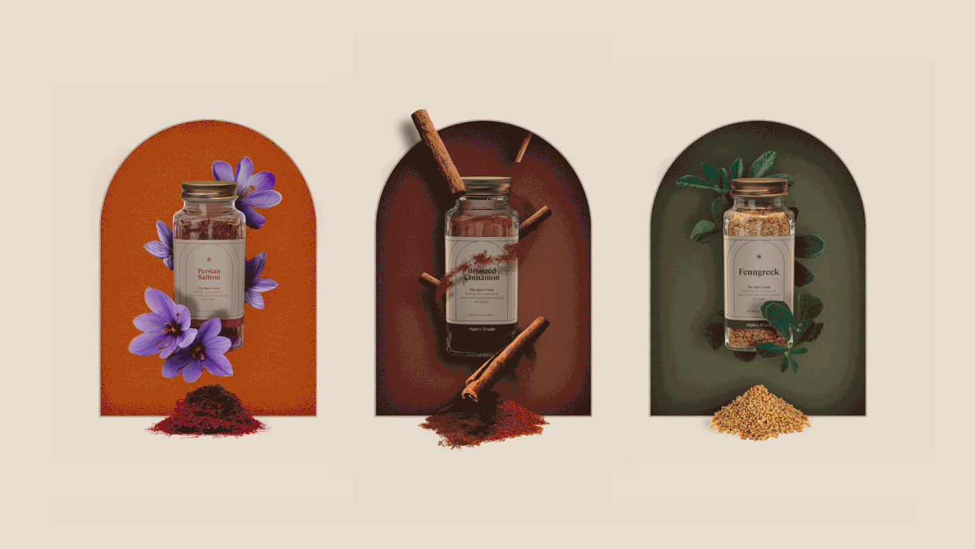 animation  branding  cooking food styling graphic design  natural Packaging spices typography   visual identity