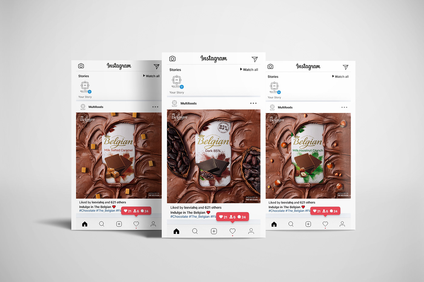 Advertising  brand identity chocolate design Mockup Packaging campaign ads visual identity graphic design 