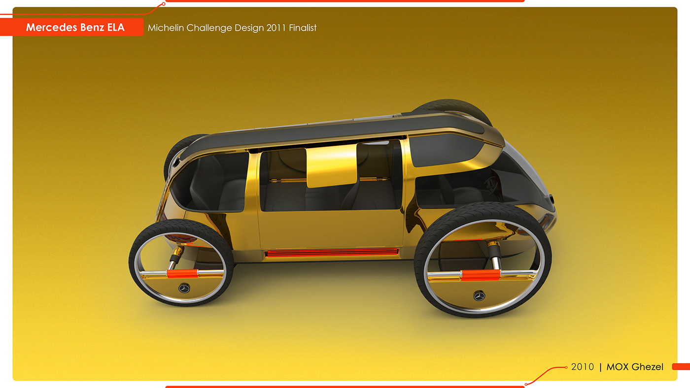 3D car transportation michellin mcd car design Transportation Design 3d design industrial design  michelin challenge design