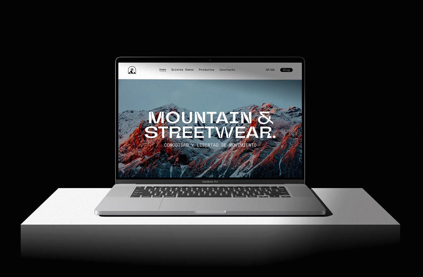 design mountain identidad branding  brandidentity graphic design  streetwear Clothing sport trekking