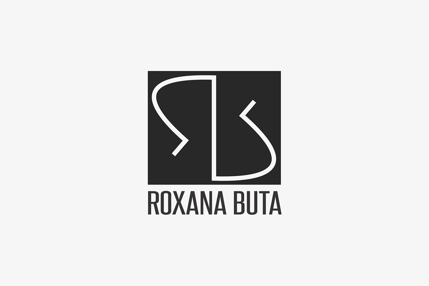 logo design branding  roxana buta Photography 