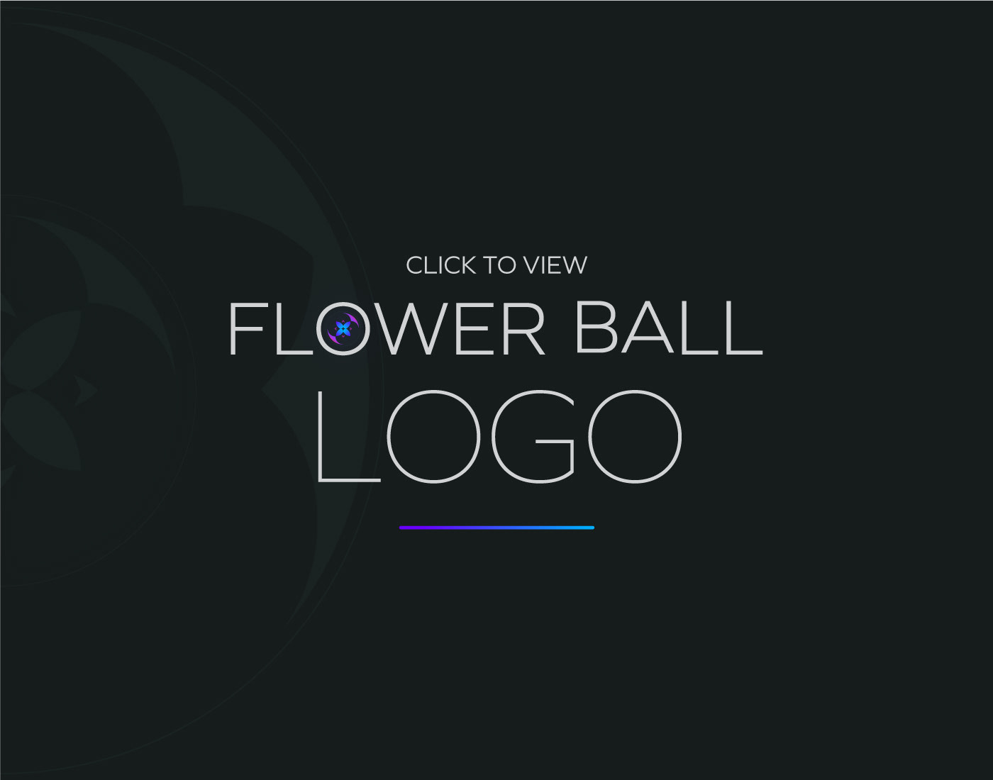 Flower ball logo flowerball Forqan khan graphic design  logo by Forqan Logo Design