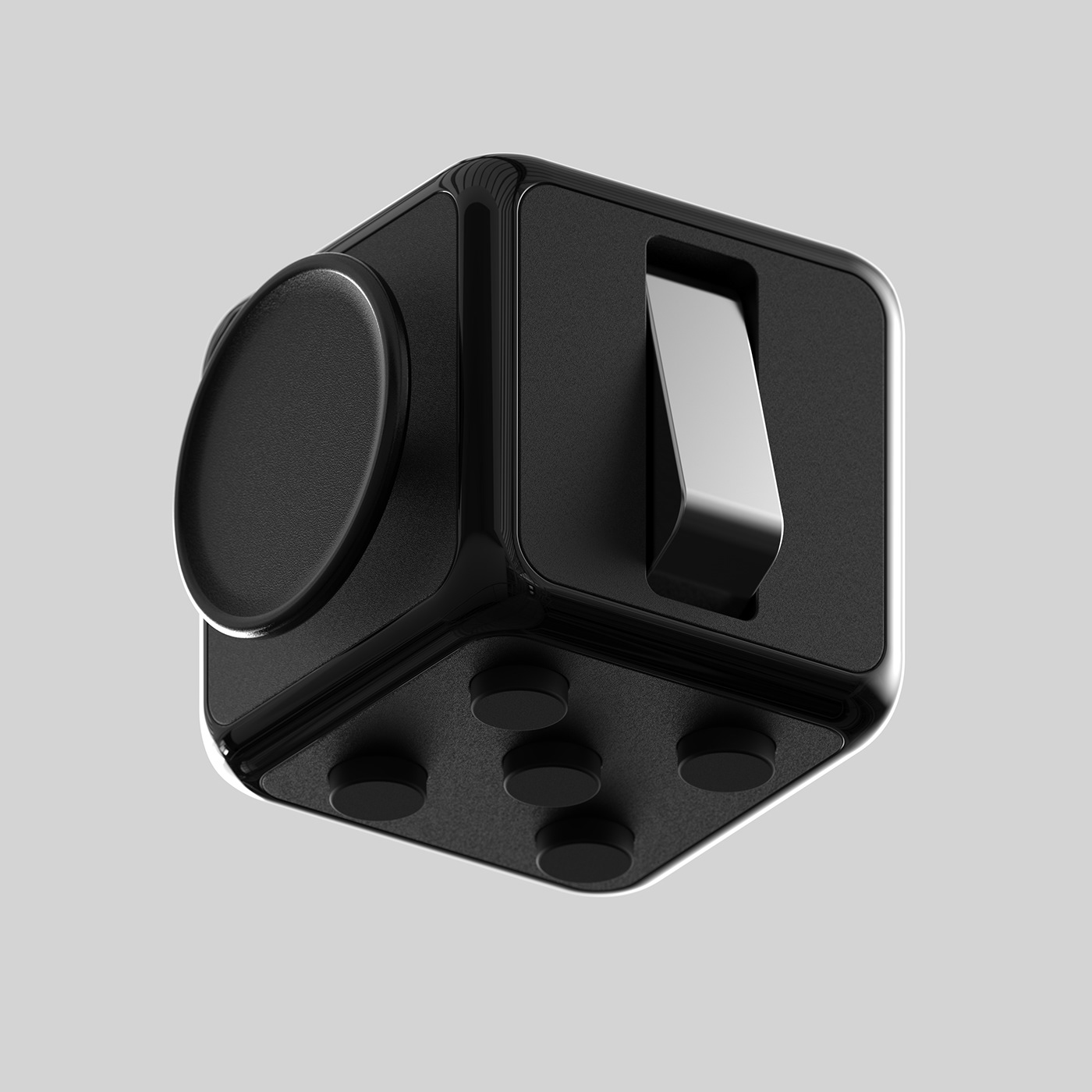 cmf cube design detail fidget industrial design  product productdesign Render visuals
