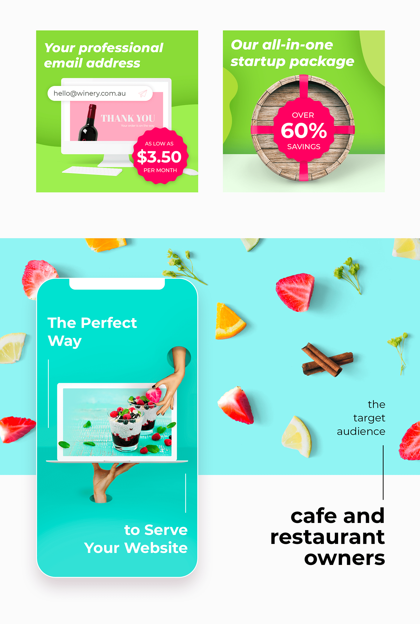 ad campaign beauty beer graphic design  Health marketing   UI Web Design  wine