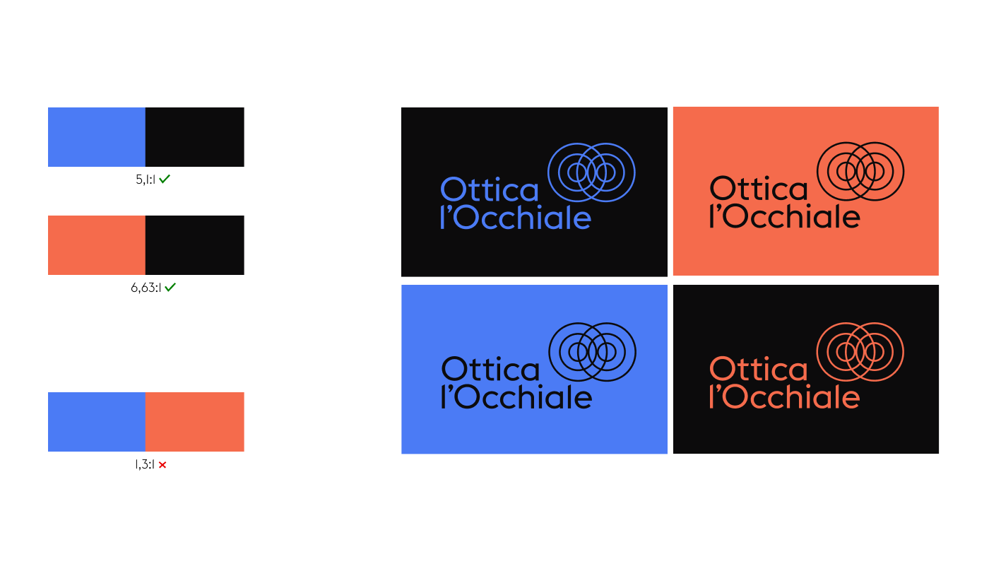 brand identity brand manual ottica Optician academy brand guidelines Logo Design visual identity adobe illustrator Graphic Designer