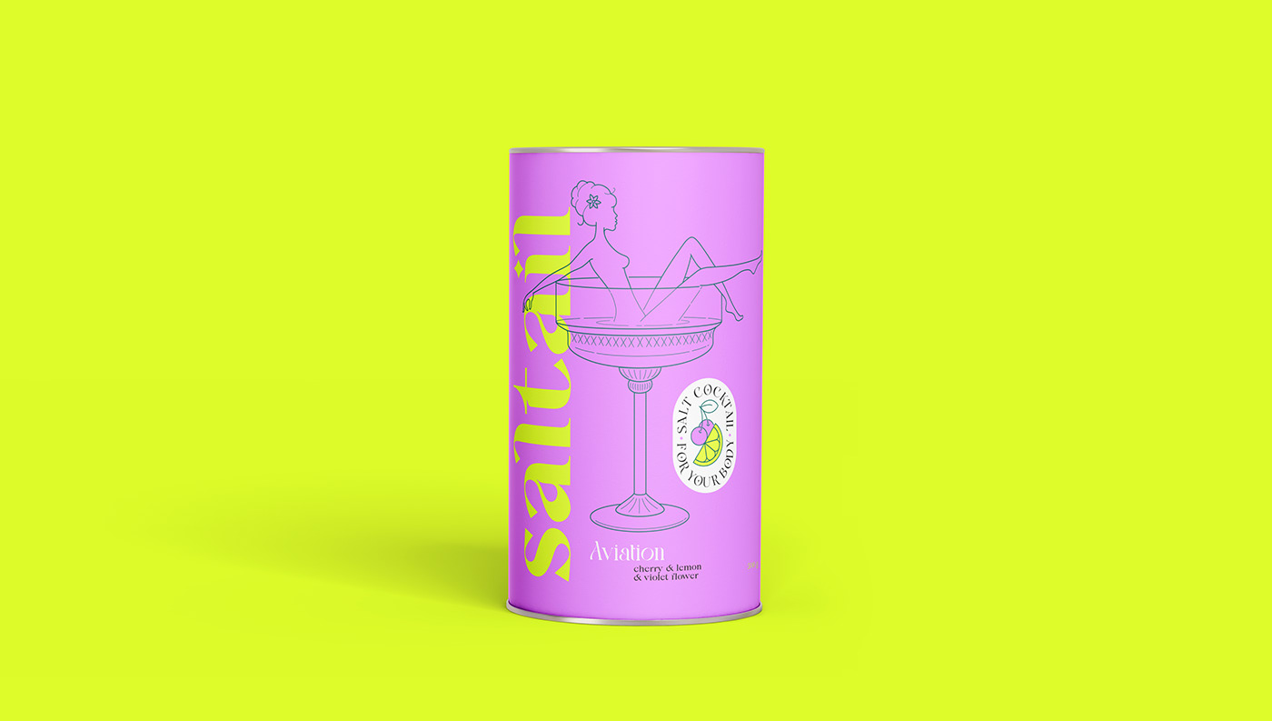 branding  cocktail graphic design  logo neon Packaging packaging design Salt ILLUSTRATION 