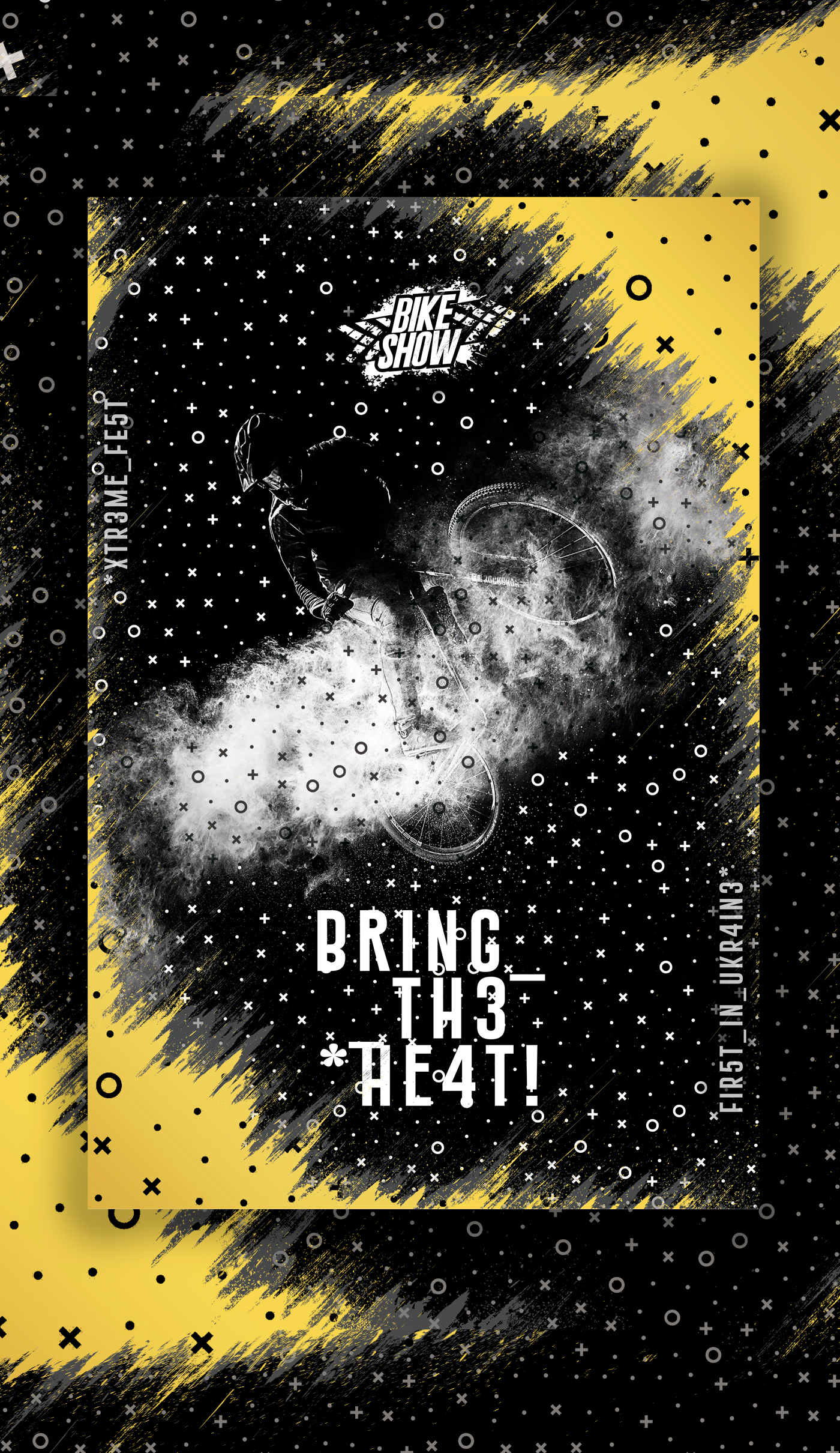 festival extreme Bike Website graphic design  Corporate Identity branding  motion logo poster