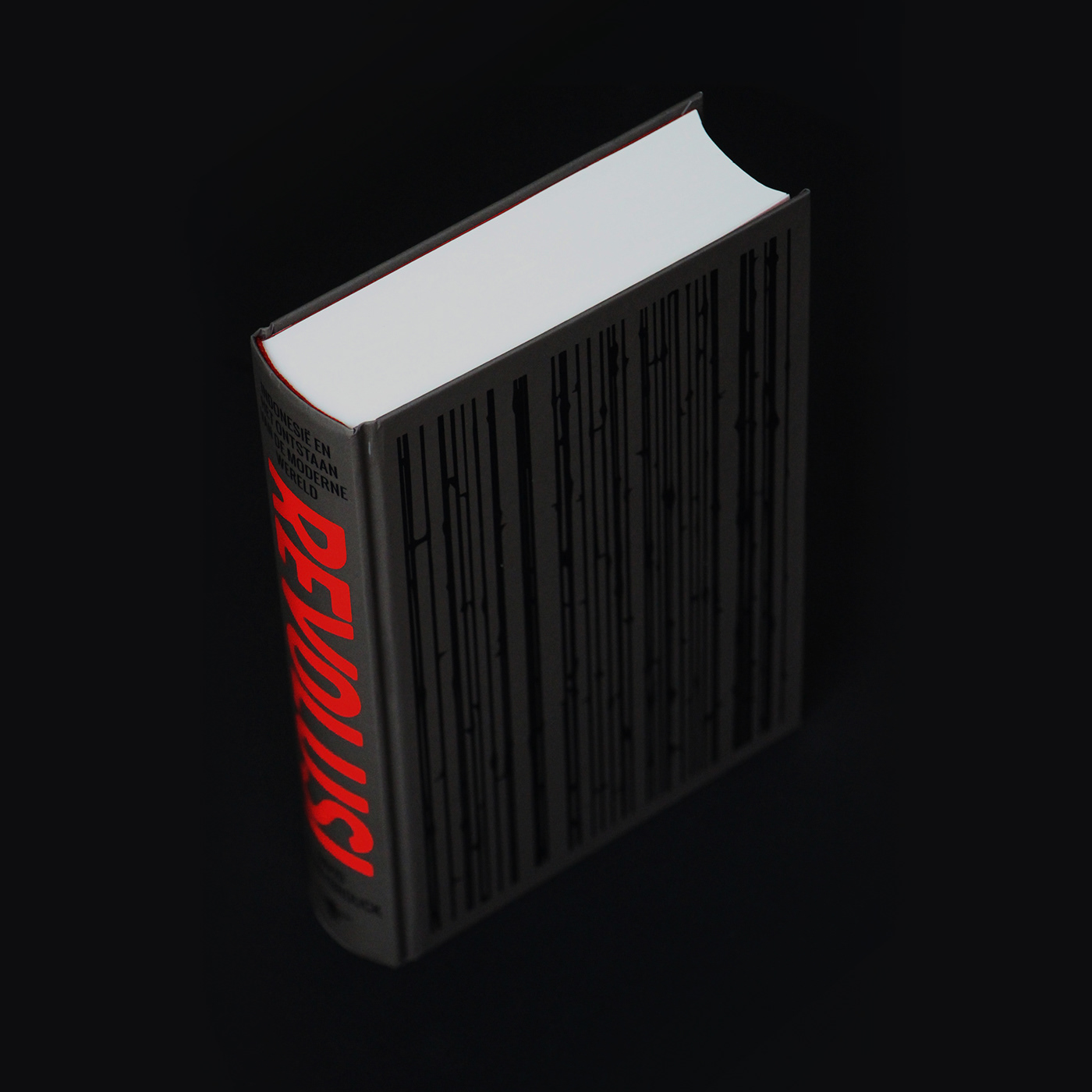 book cover book design cover cover design David Van Reybrouck de bezige bij foil red