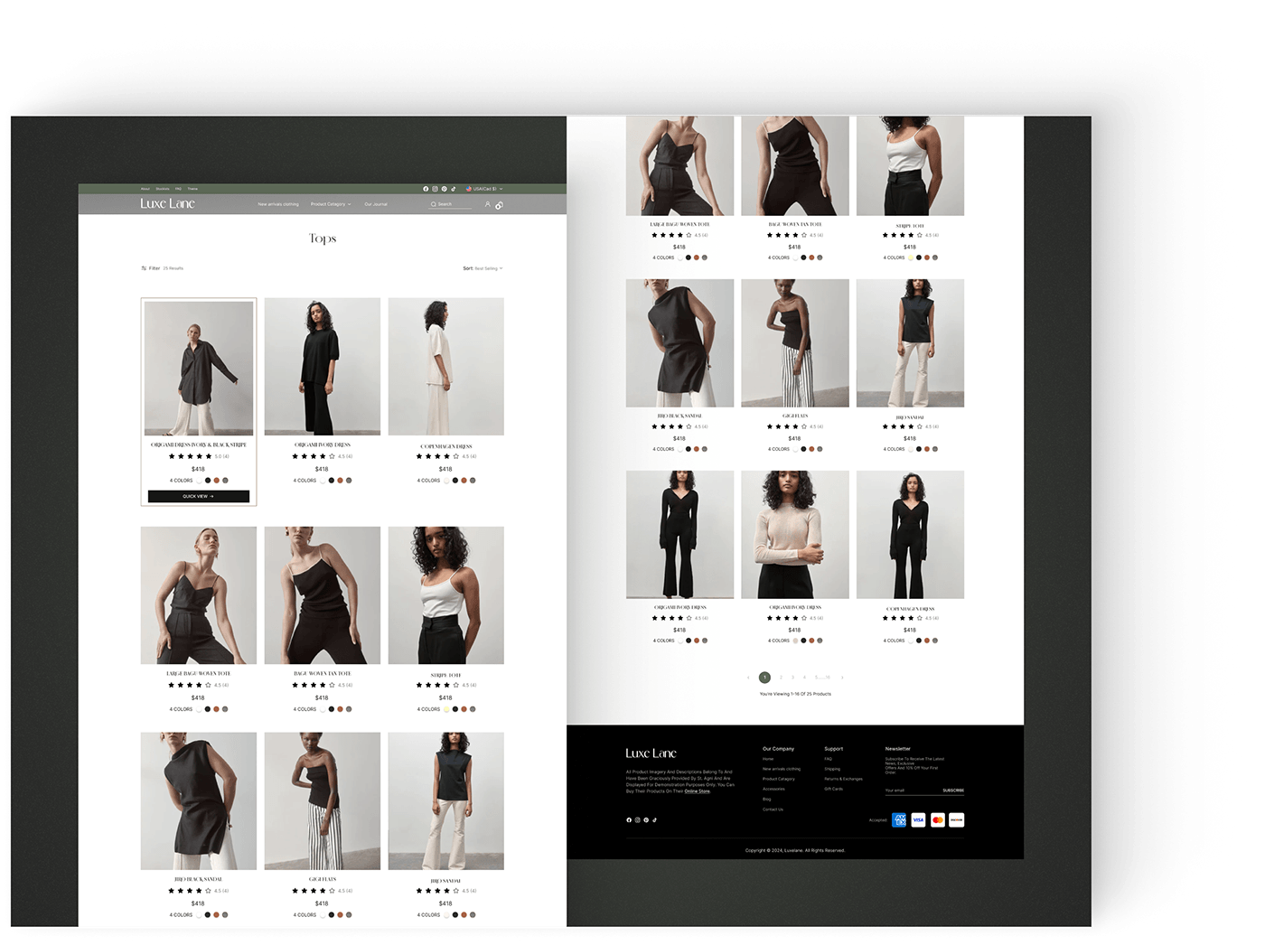 e-commerce Ecommerce Clothing Clothing Website Fashion  ecommerce landing page Website Design landing page UI/UX ecommerce website