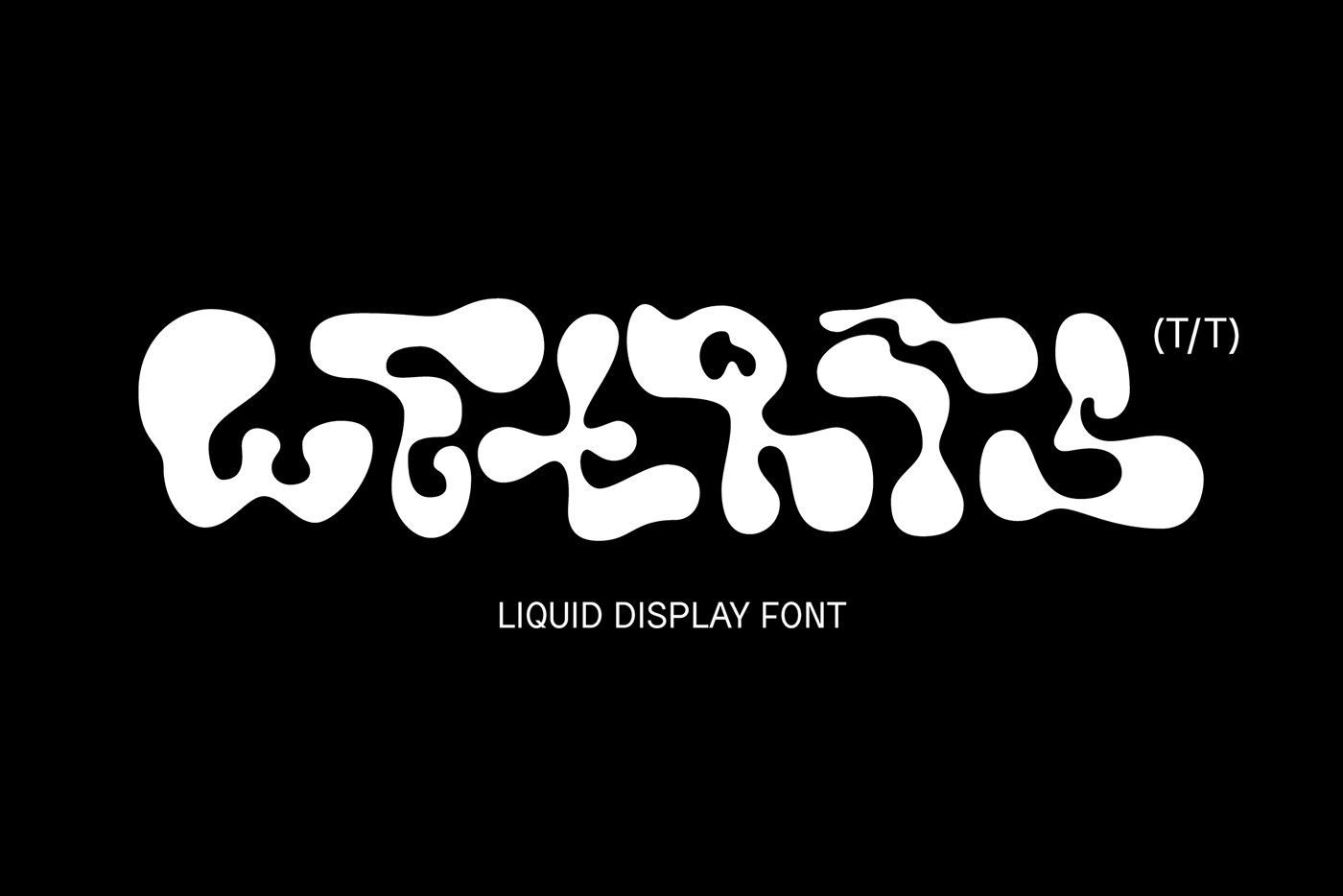 font font design font for sale liquid typography trippy type type design Typeface typeface design typography  