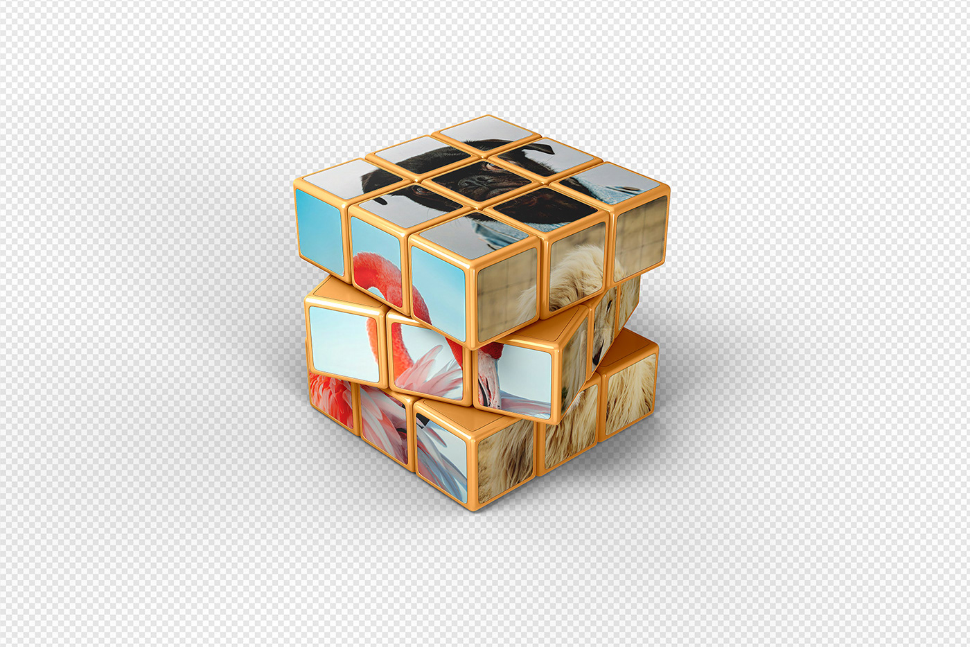 rubik's cube Mockup brain teaser puzzle puzzle cube Retro rubic Collection