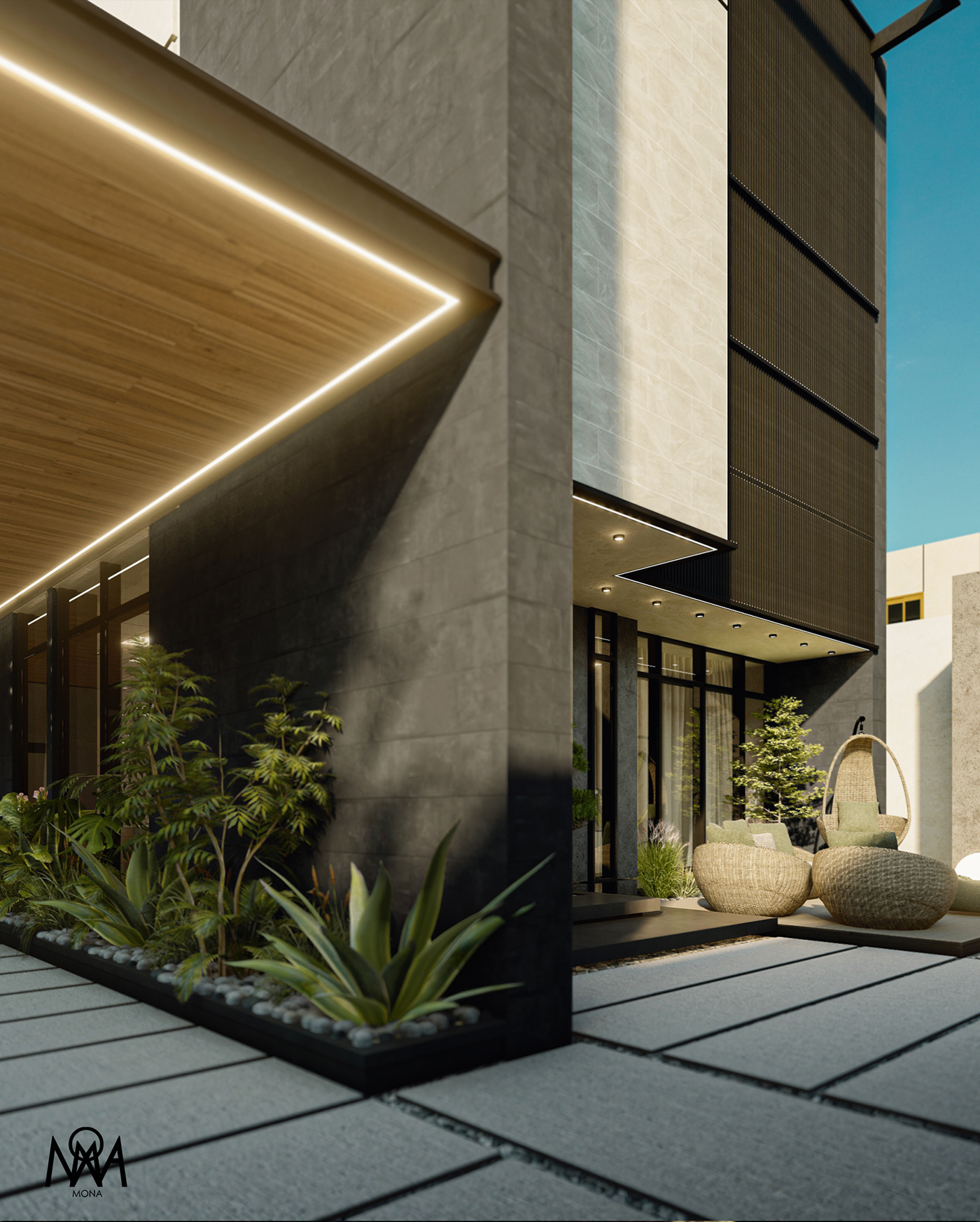 architecture Render visualization 3D modern 3ds max exterior lumion riyadh Saudi Arabia
