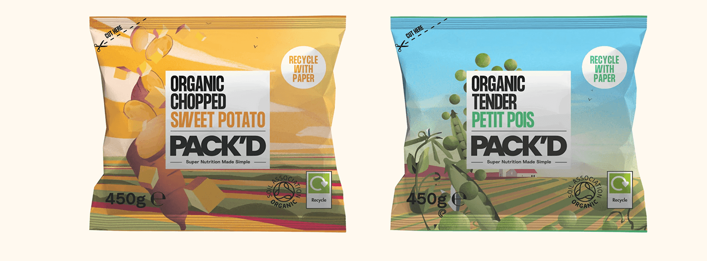 Packaging organic fruits Sustainability green vegan healthy Food  planet Digital Art 
