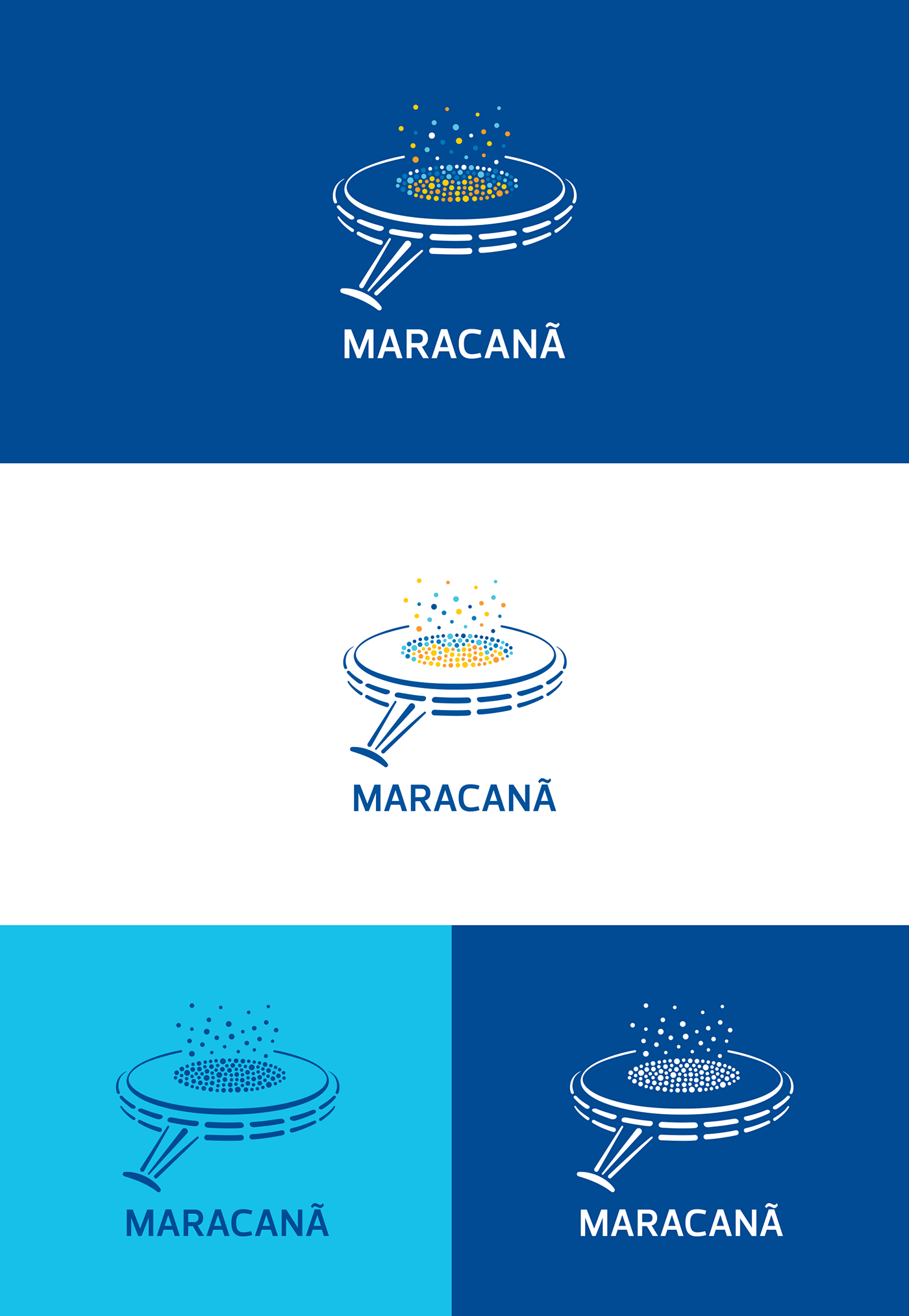 maracana branding  logo soccer futebol design rio carioca stadium