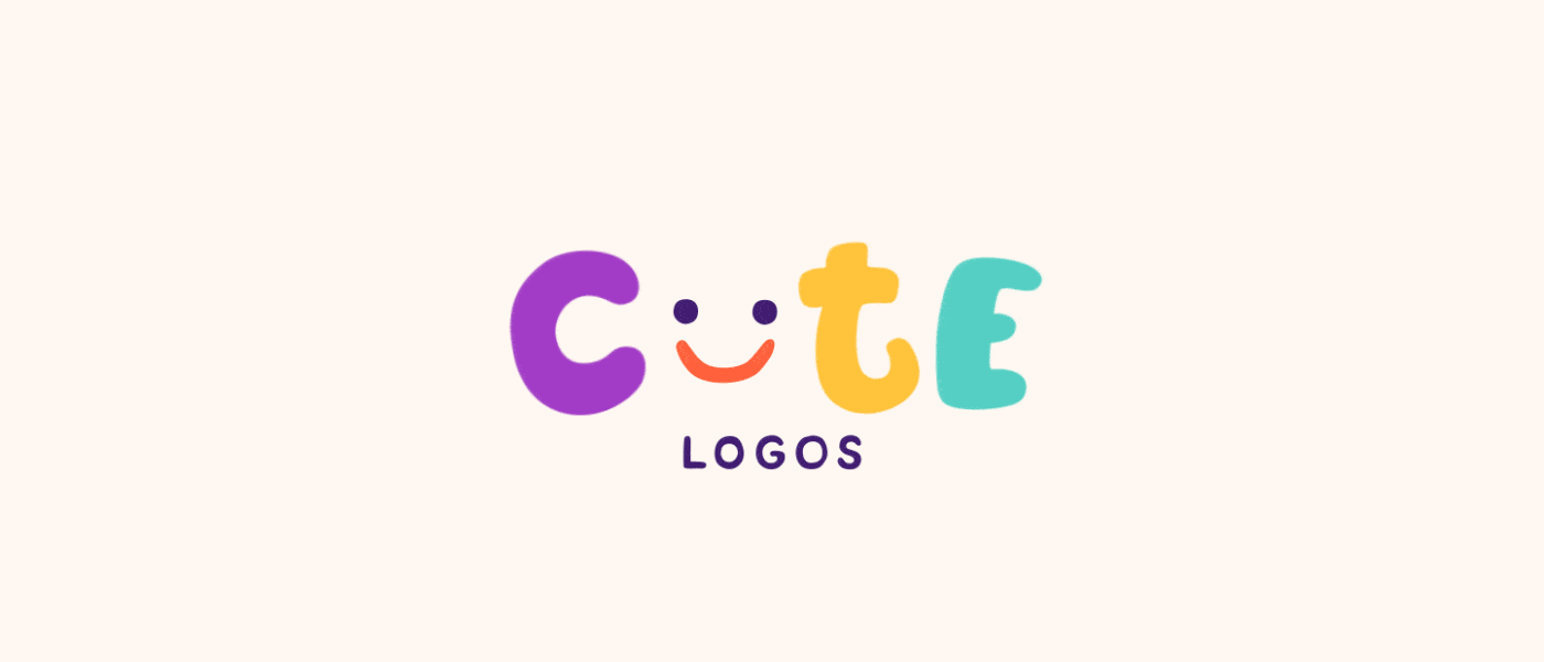 logo logos Logotype cute animation  logoset Collection animals animated characters