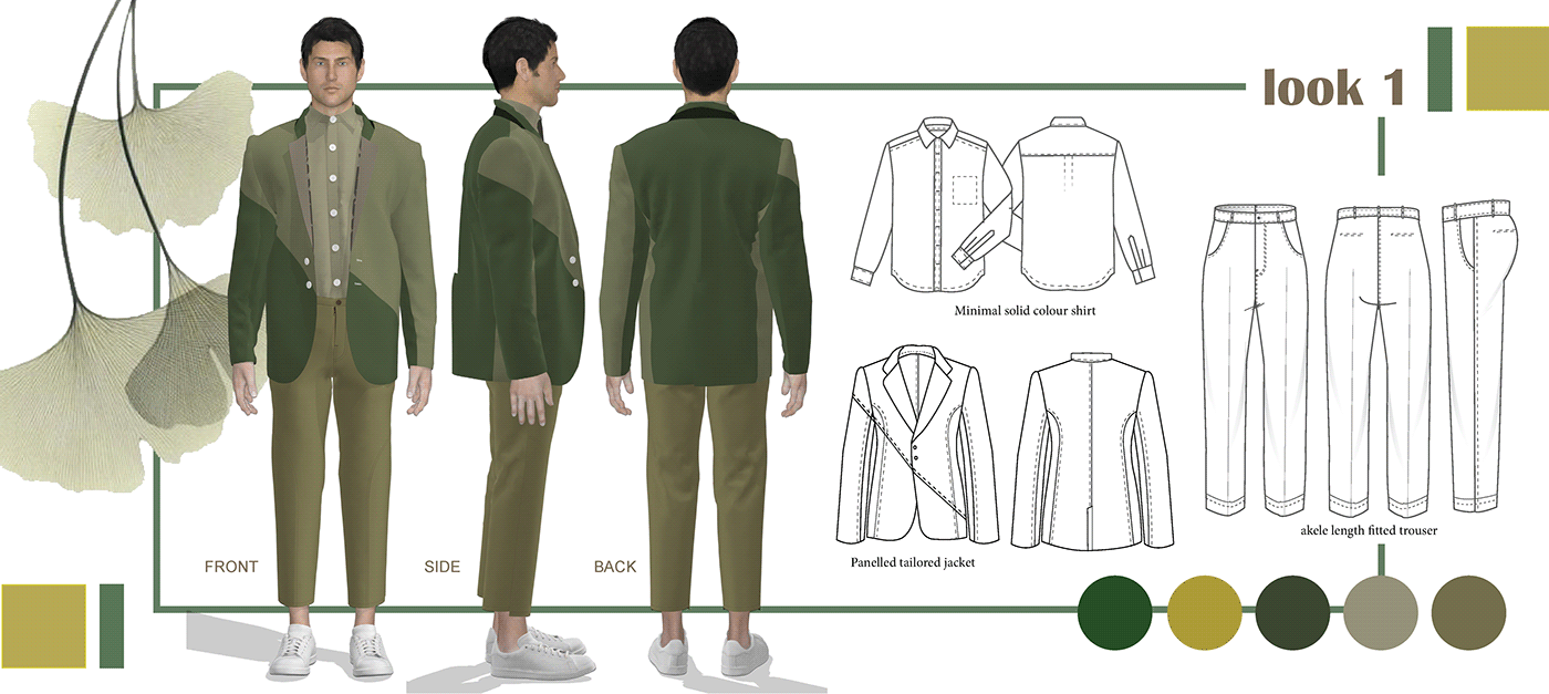 CLO 3D concept and theme fashion design FASHION DESIGN PROJECT fashion portfolio Garment Construction history of menswear Menswear moodboard tailored jacket