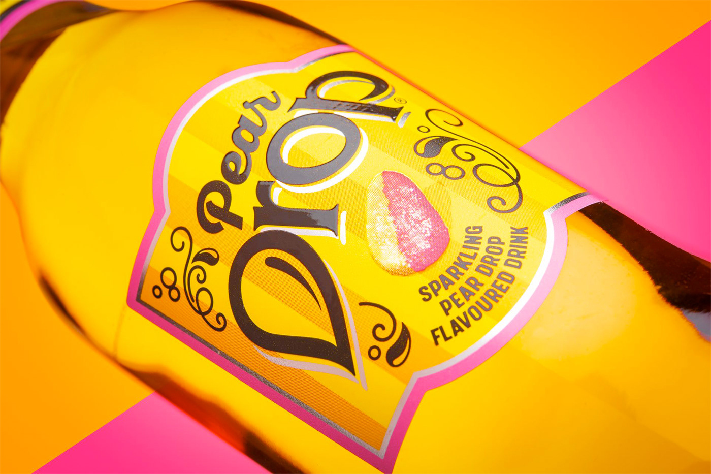 branding  label design Sweetshop Pear Drops nostalgia