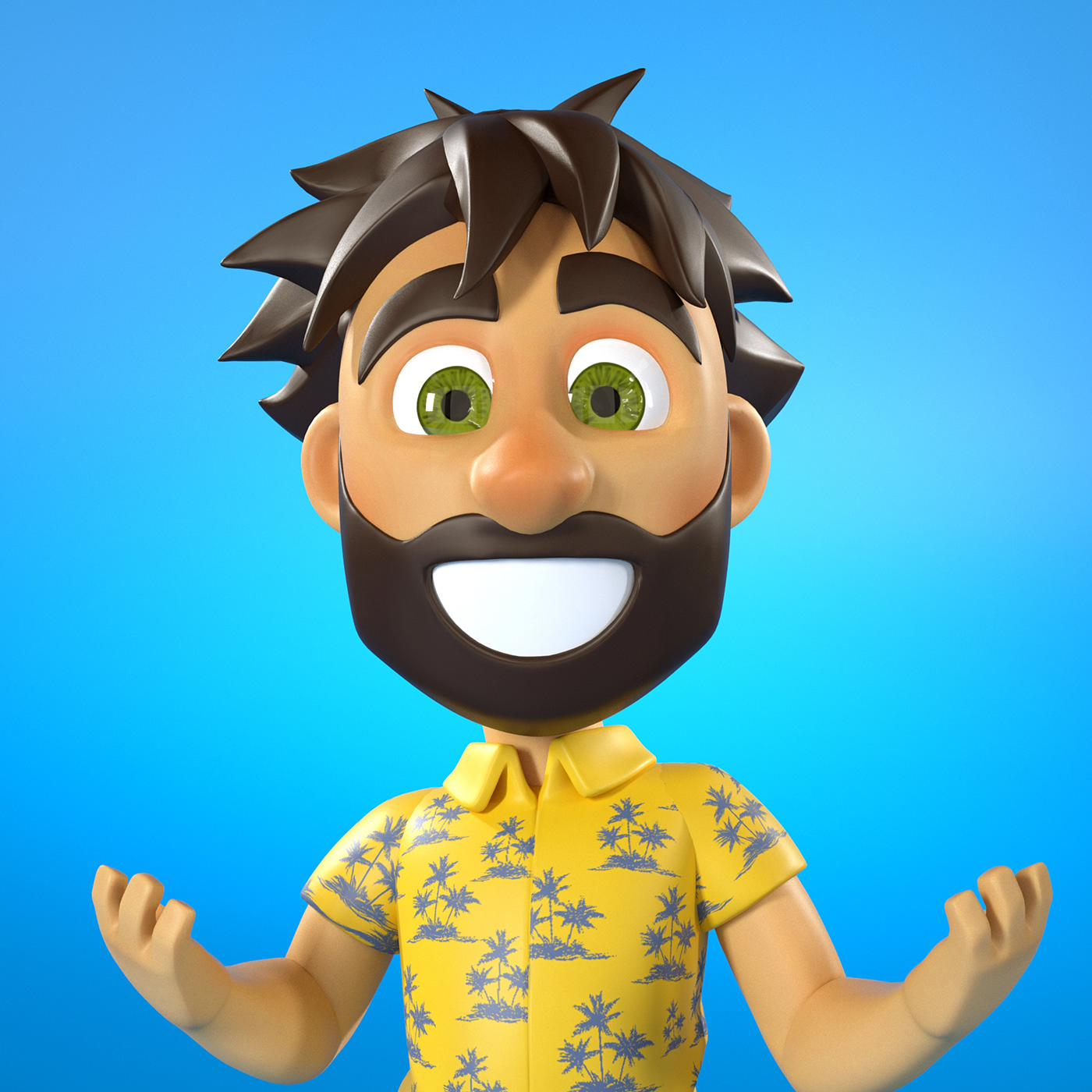 3D caricatura cartoon Character Mascot Modelagem modeling printable Zbrush