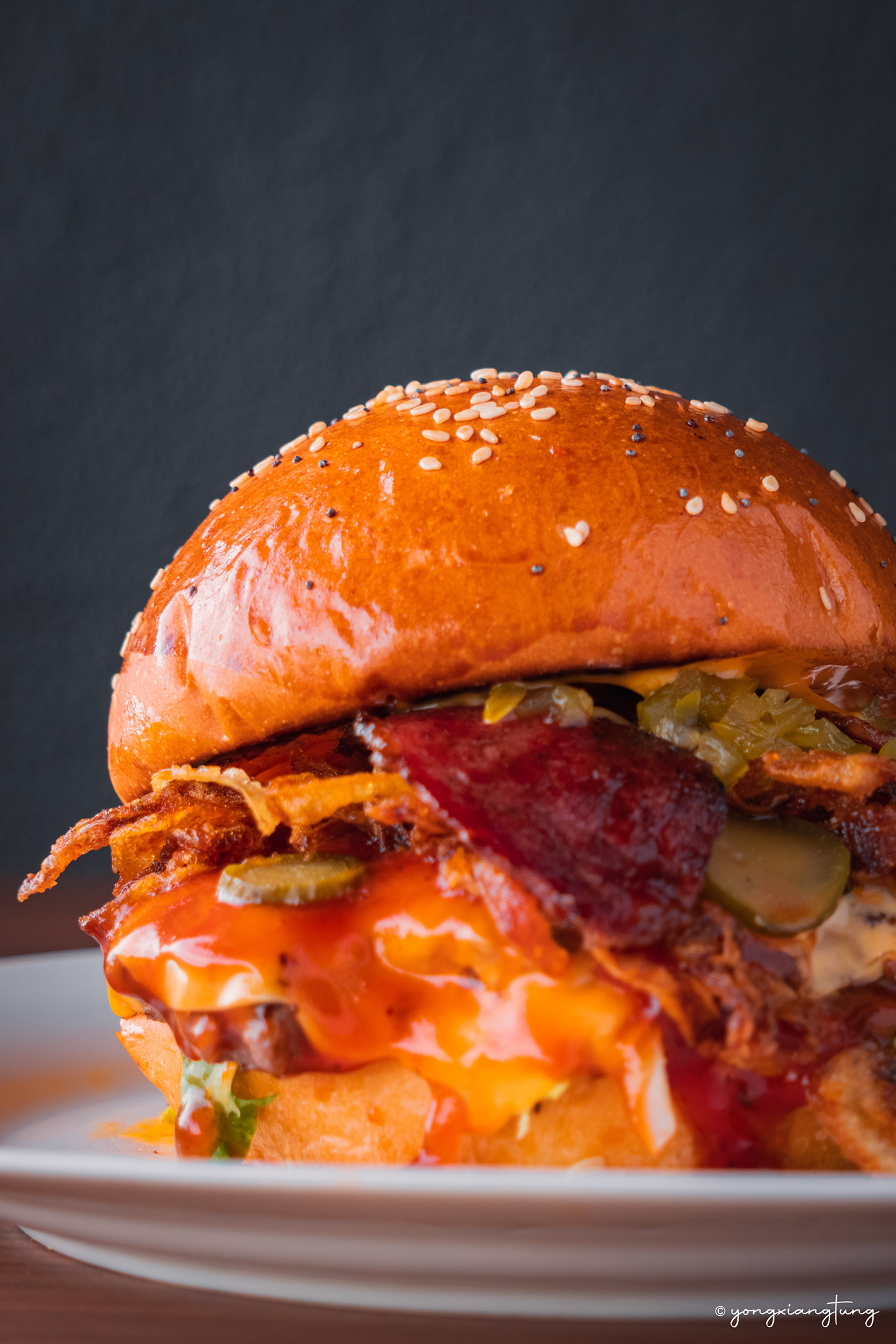 food photography photographer Photography  burger burgerphotography WoodFire