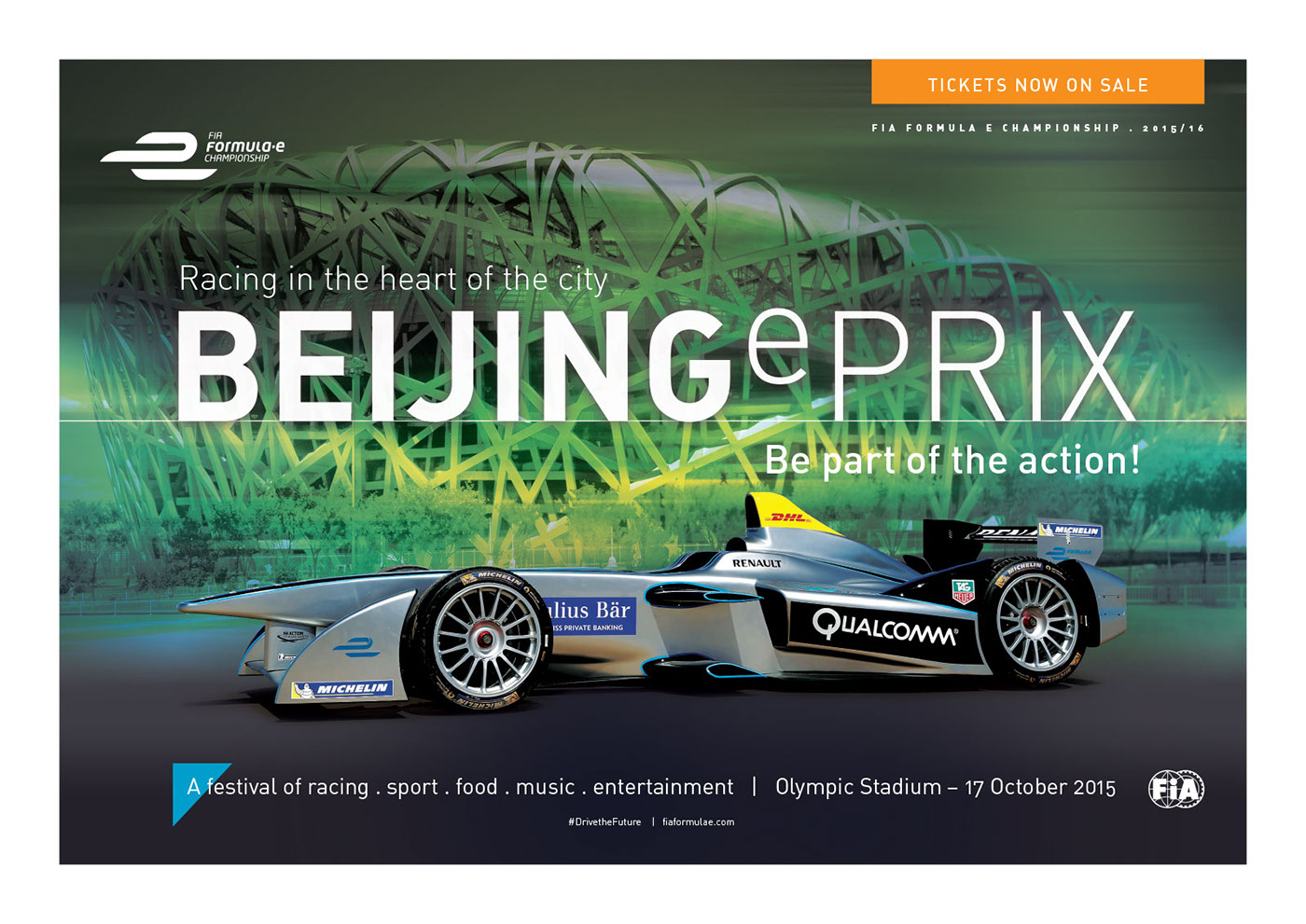 FIA formula e Racing branding  London eprix Championship Motorsport Electric Car