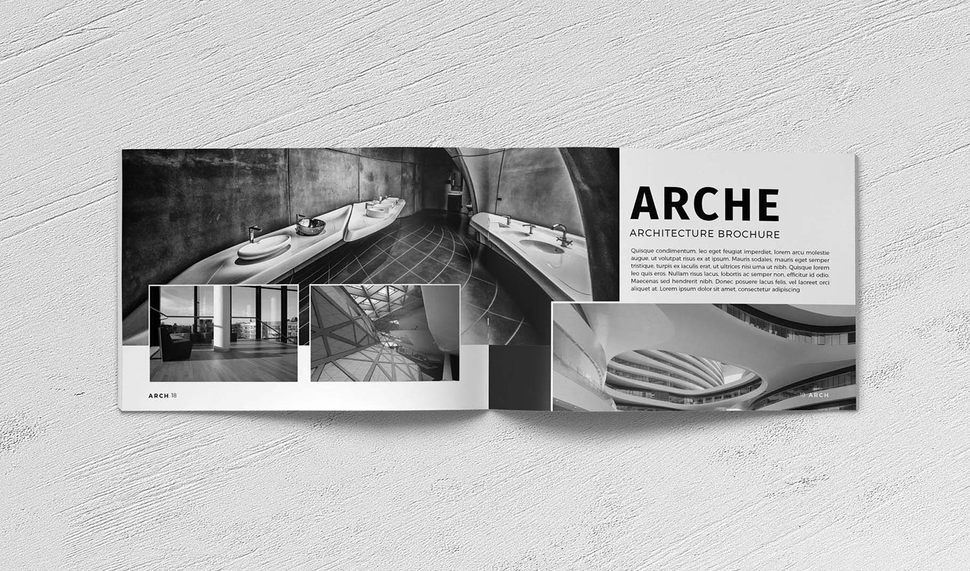 annual report architecture business catalog company profile corporate creative portfolio print template real estate
