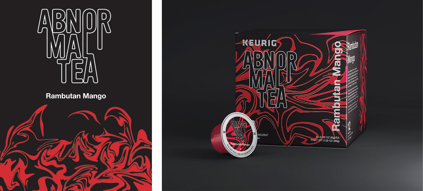 tea keurig branding  visual identity K-Cup