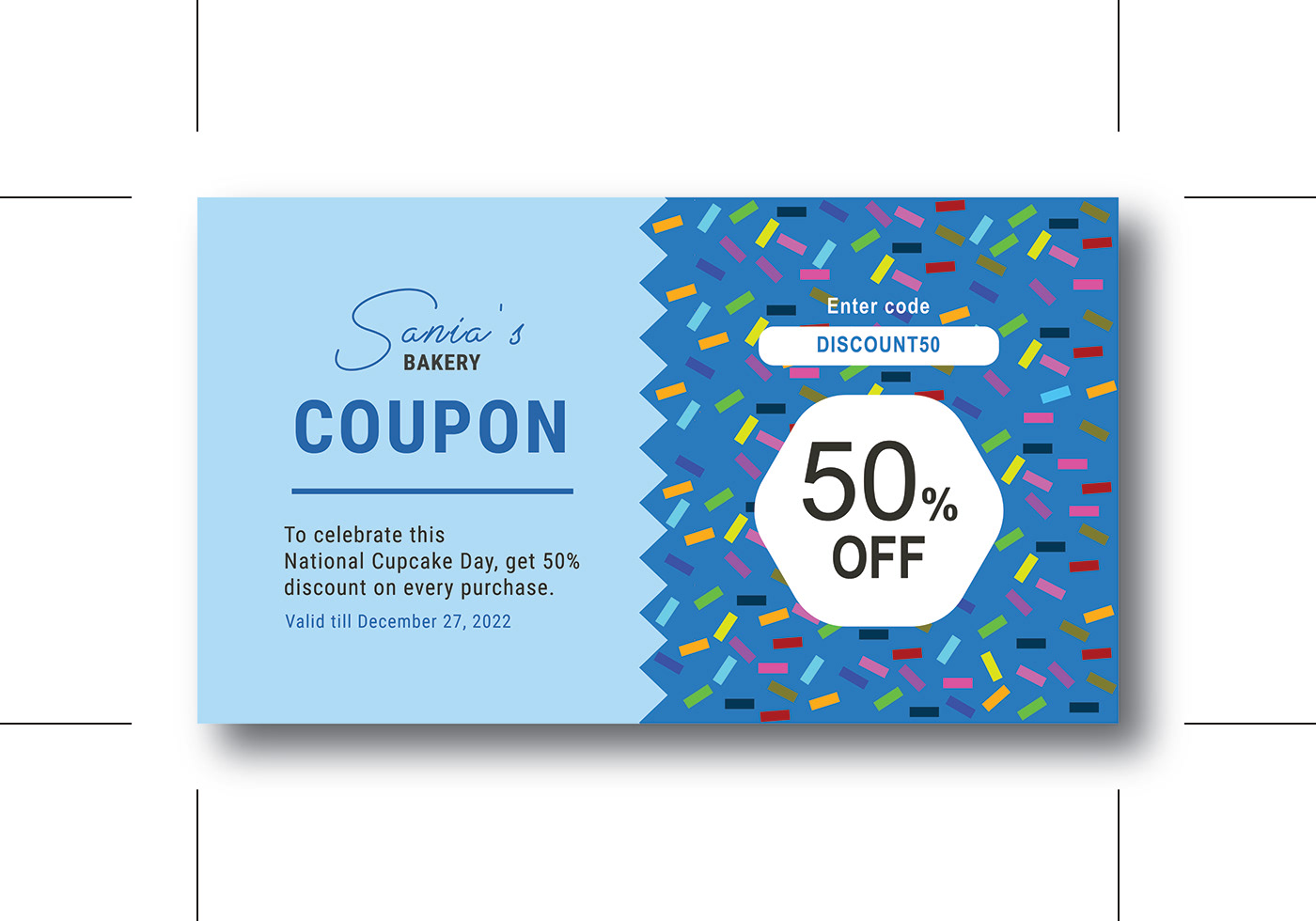 graphic adobe illustrator Social media post visual identity COUPON discount sale template business card