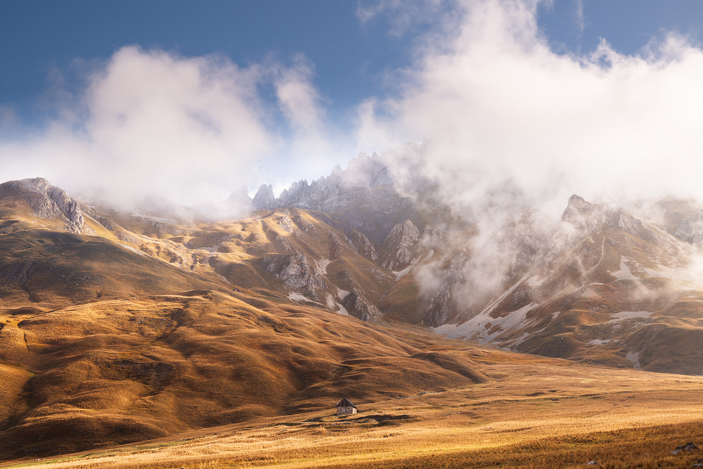 autumn glacier lake Landscape mountains Nature solitude reflection snow valley