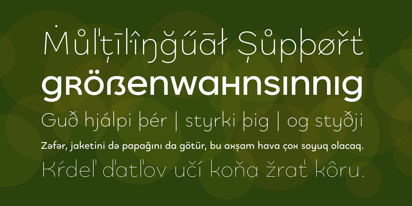 font Typeface geometric sans serif Display warm Latin Cyrillic greek hebrew Armenian arabic