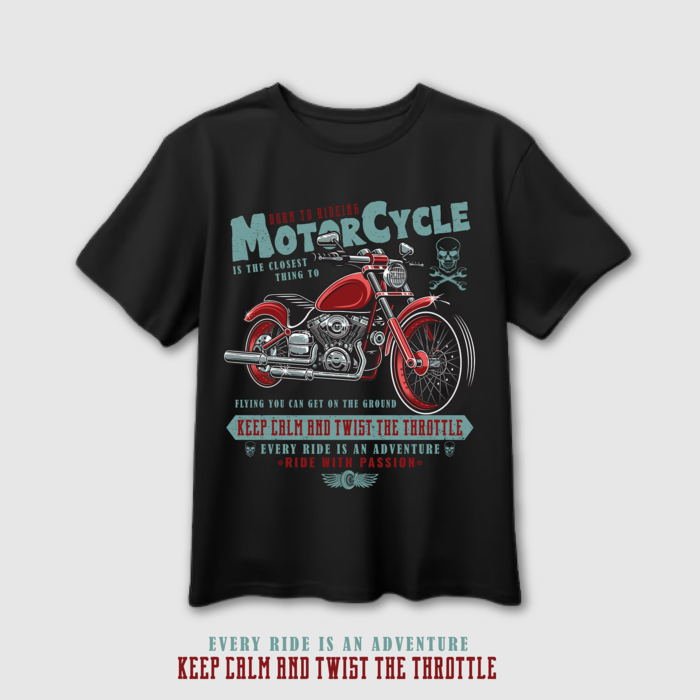 t-shirt T-Shirt Design vintage t-shirt Sticker Design Logo Design motorcycle tshirt motorbike vector motorcycle t-shirt design
