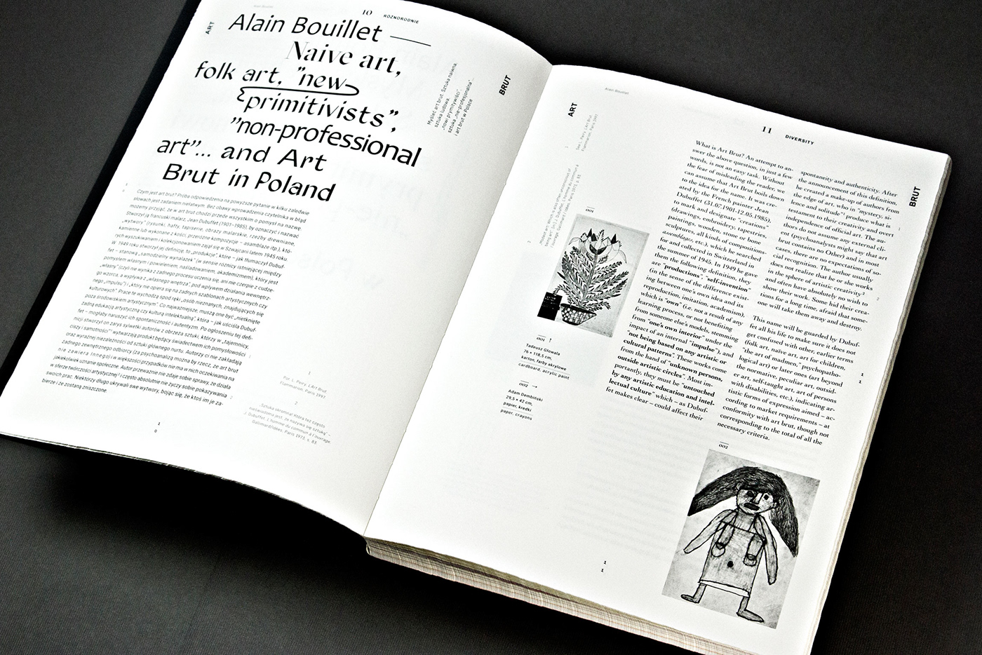 Art Brut graphic design  publishing   typography  