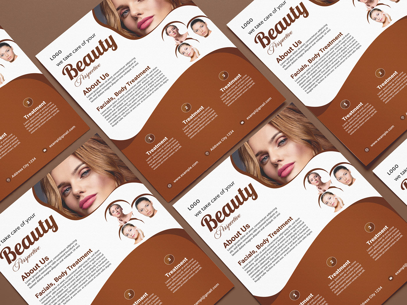 cosmetic flyer Makeup Flyer Cosmetic beauty care female care vertical cosmetic template makeup template Q cosmetics makeup