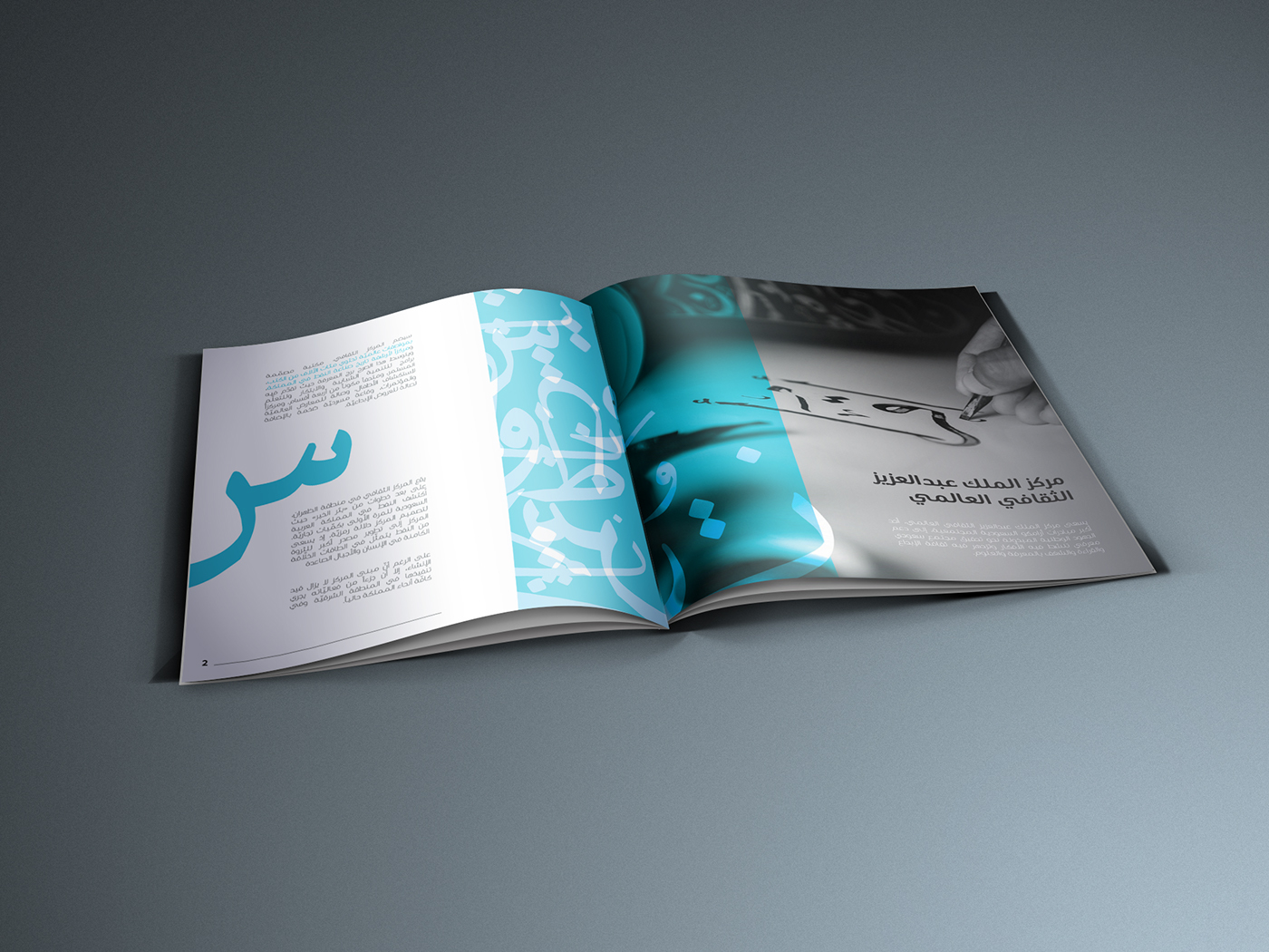design Booklet new modarn blue black fresh color