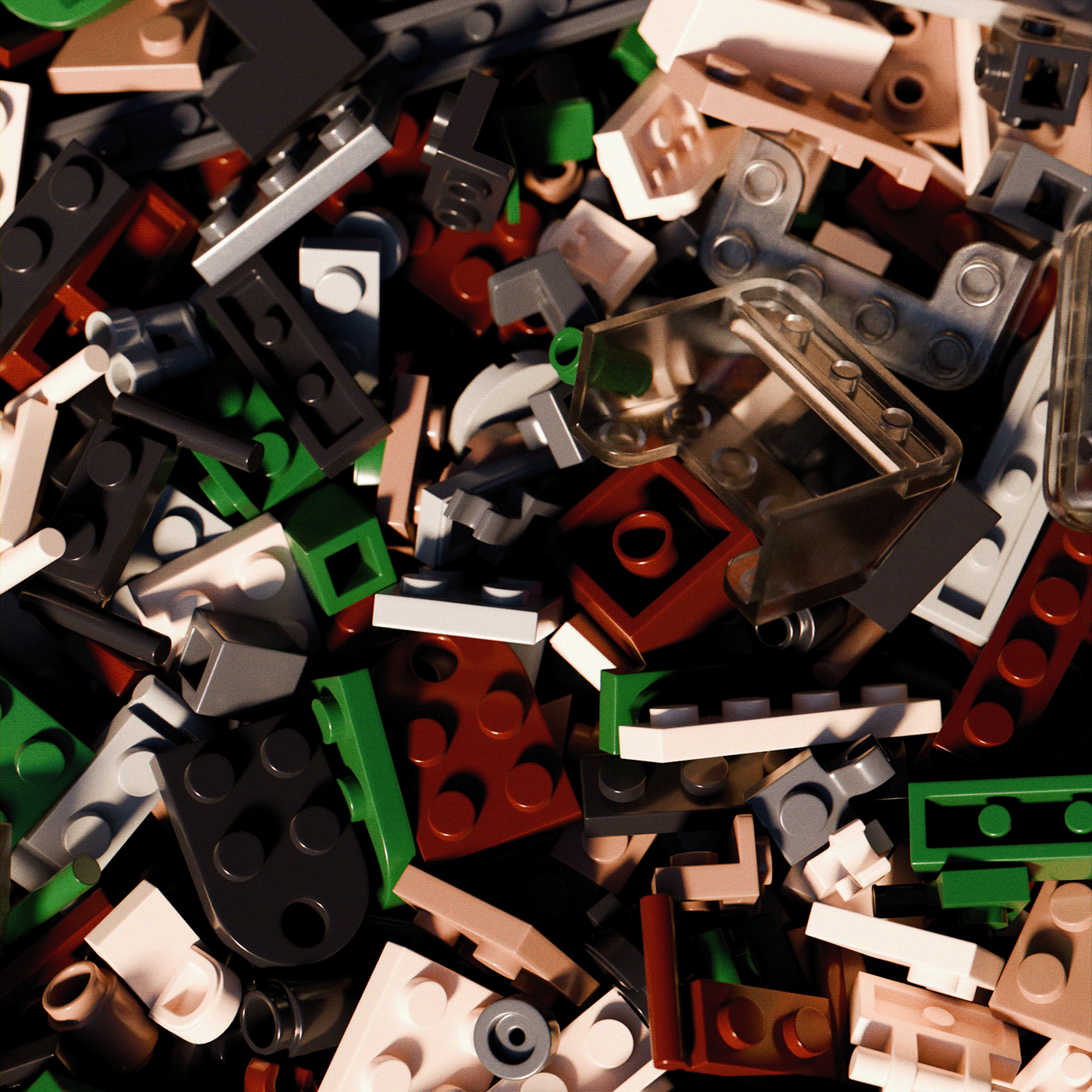 LEGO 3D Render blender CGI