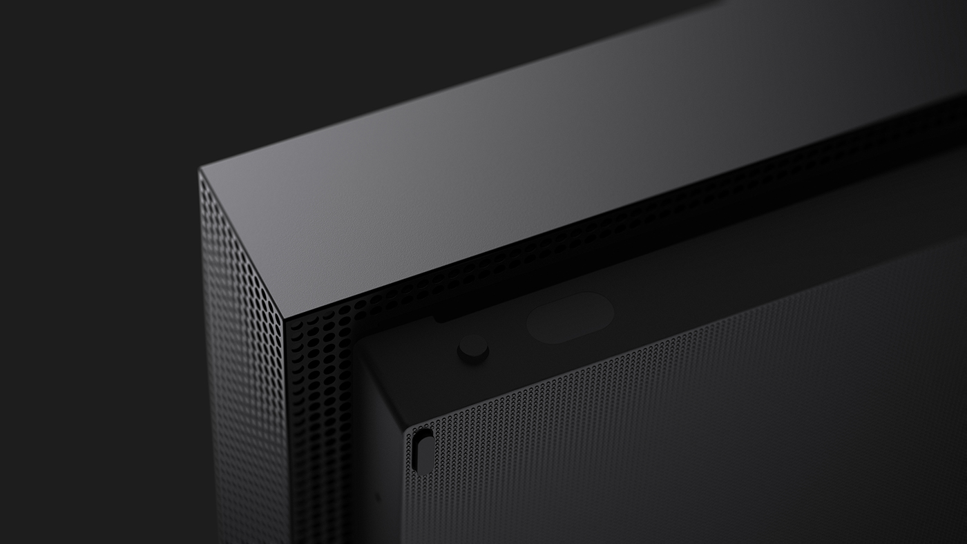 Xbox One X industrial design  xbox product design  nicolas denhez bryan sparks Microsoft